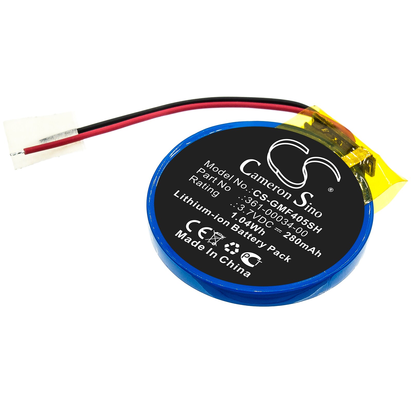 Batteri til smartklokke for Garmin Forerunner 405, Forerunner 410, Forerunner 410CX og andre.