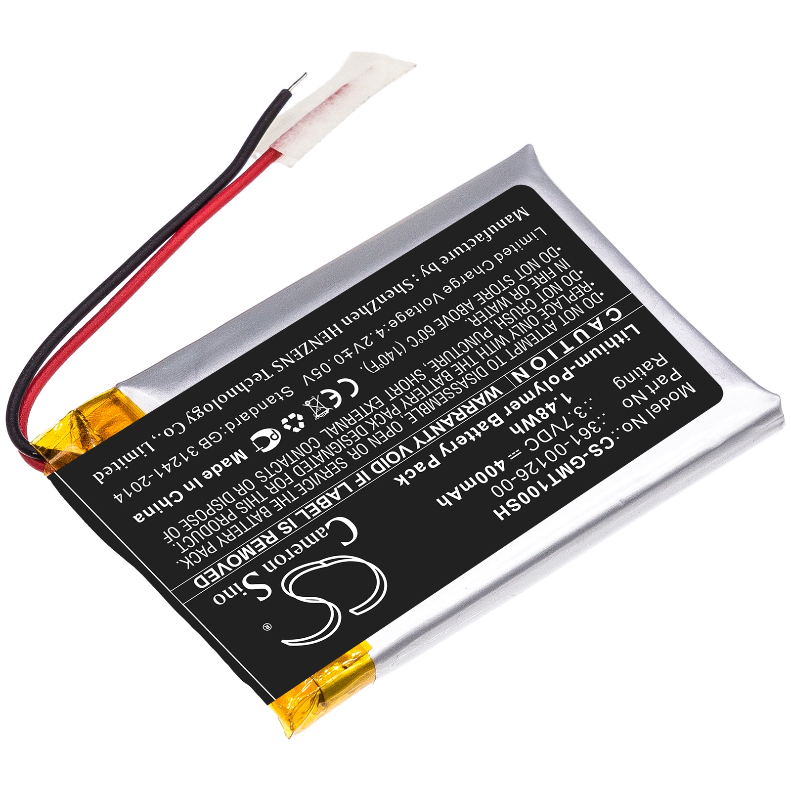 Batteri til smartklokke for Garmin Tactix Delta, 010-02357-00
