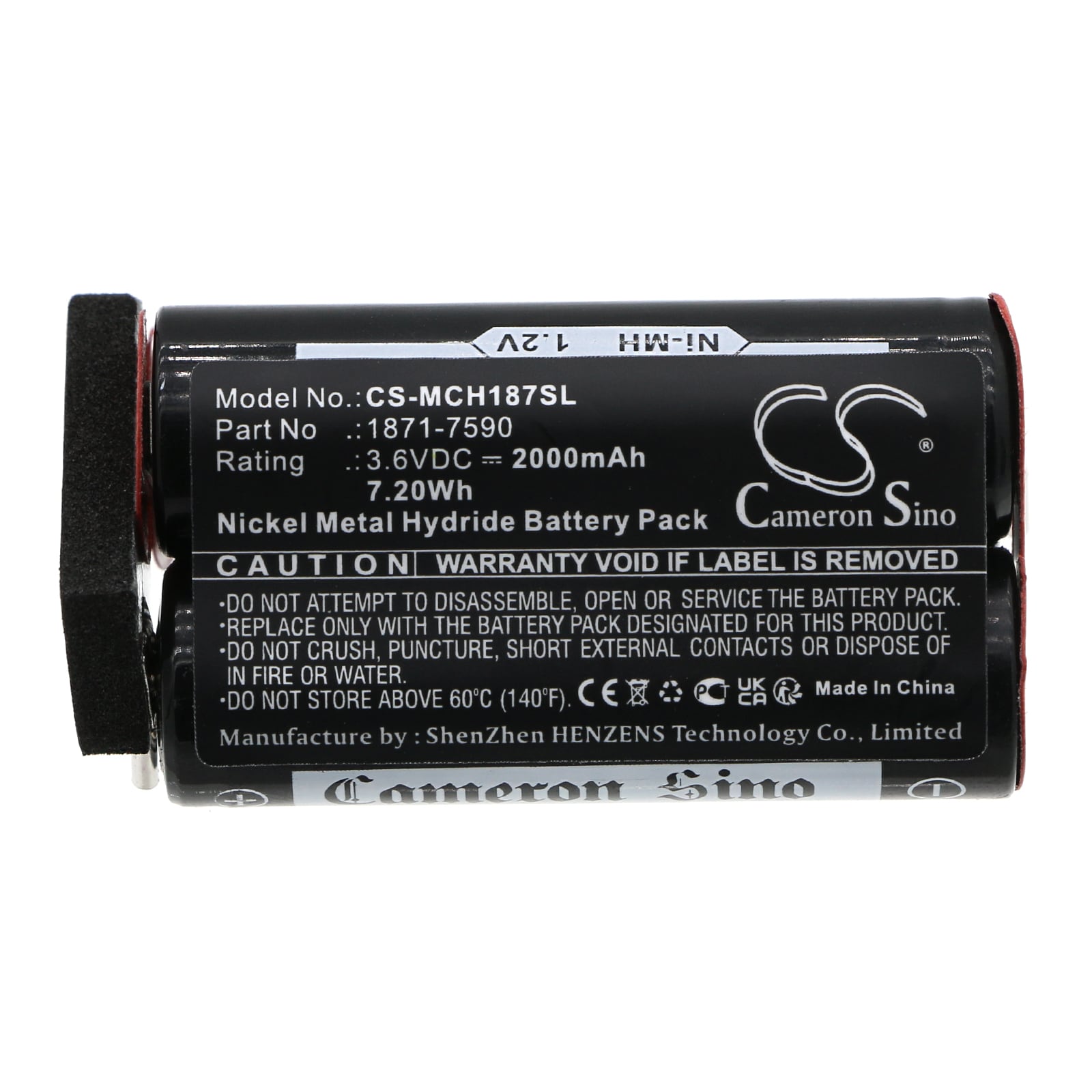 Batteri til barbermaskin for Moser ChromStyle 1871, Wella Academy ChromStyle etc.