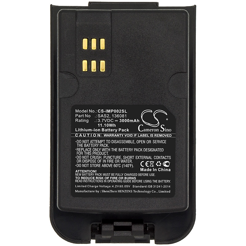 Batteri til satellittelefon for Inmarsat Isatphone 2
