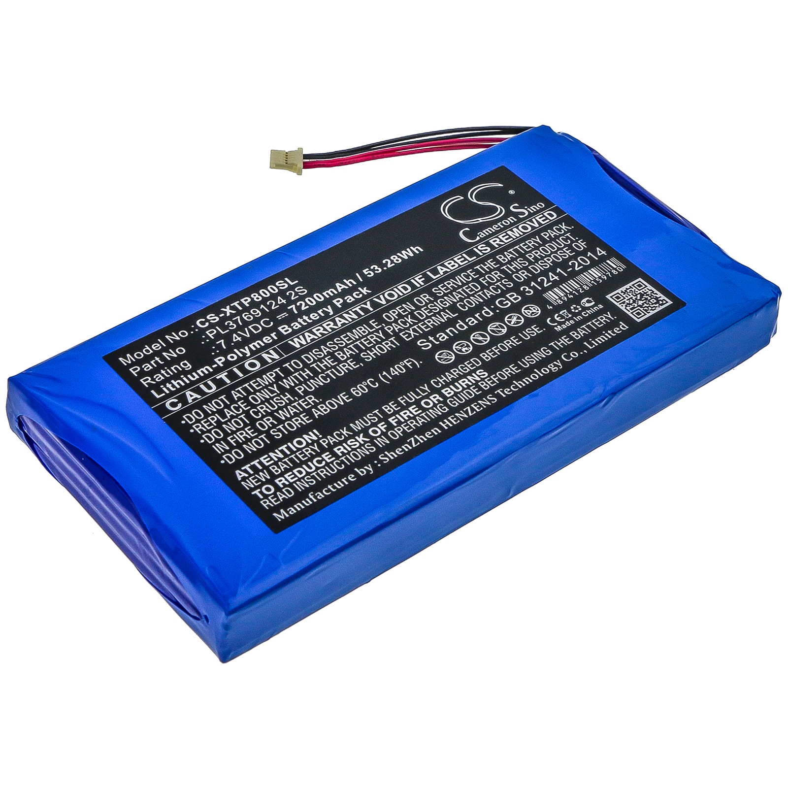 Batteri til diagnostisk skanner for Langren I80