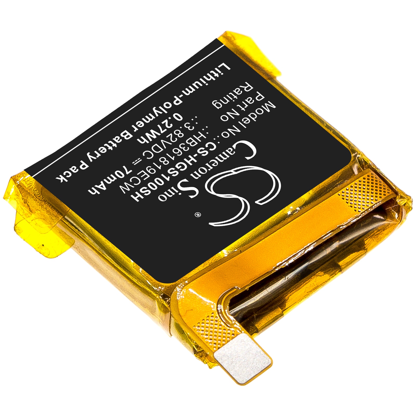 Batteri til smartklokke for Huawei Glory S1, MES-B19