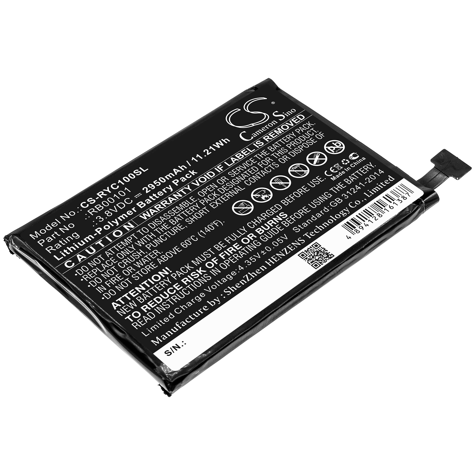 Batteri til fjernkontroll for Ray Enterprises Ray Super Remote, RC100