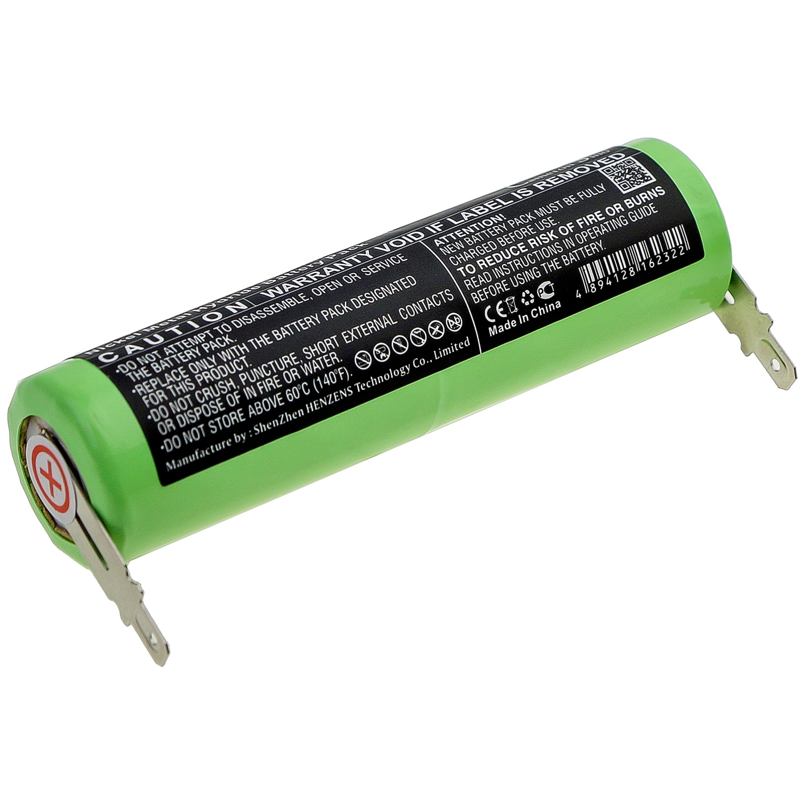 Batteri for kjøkkenutstyr for Kenwood Grati FG100, FG-100, FG150 og andre.