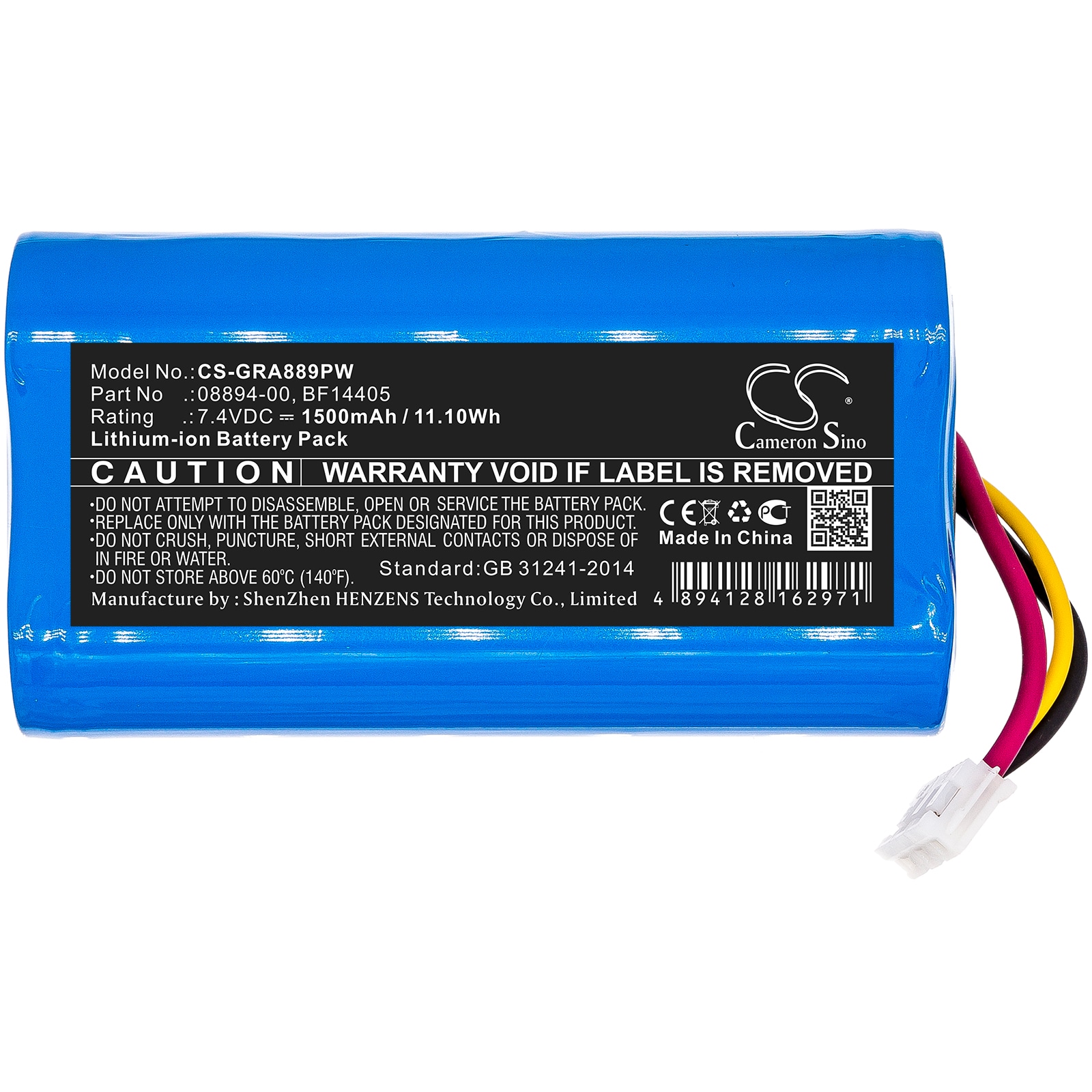 Batteri for hageredskaper for Gardena ComfortCut 8893, ComfortCut 8895, D-89079 Ulm