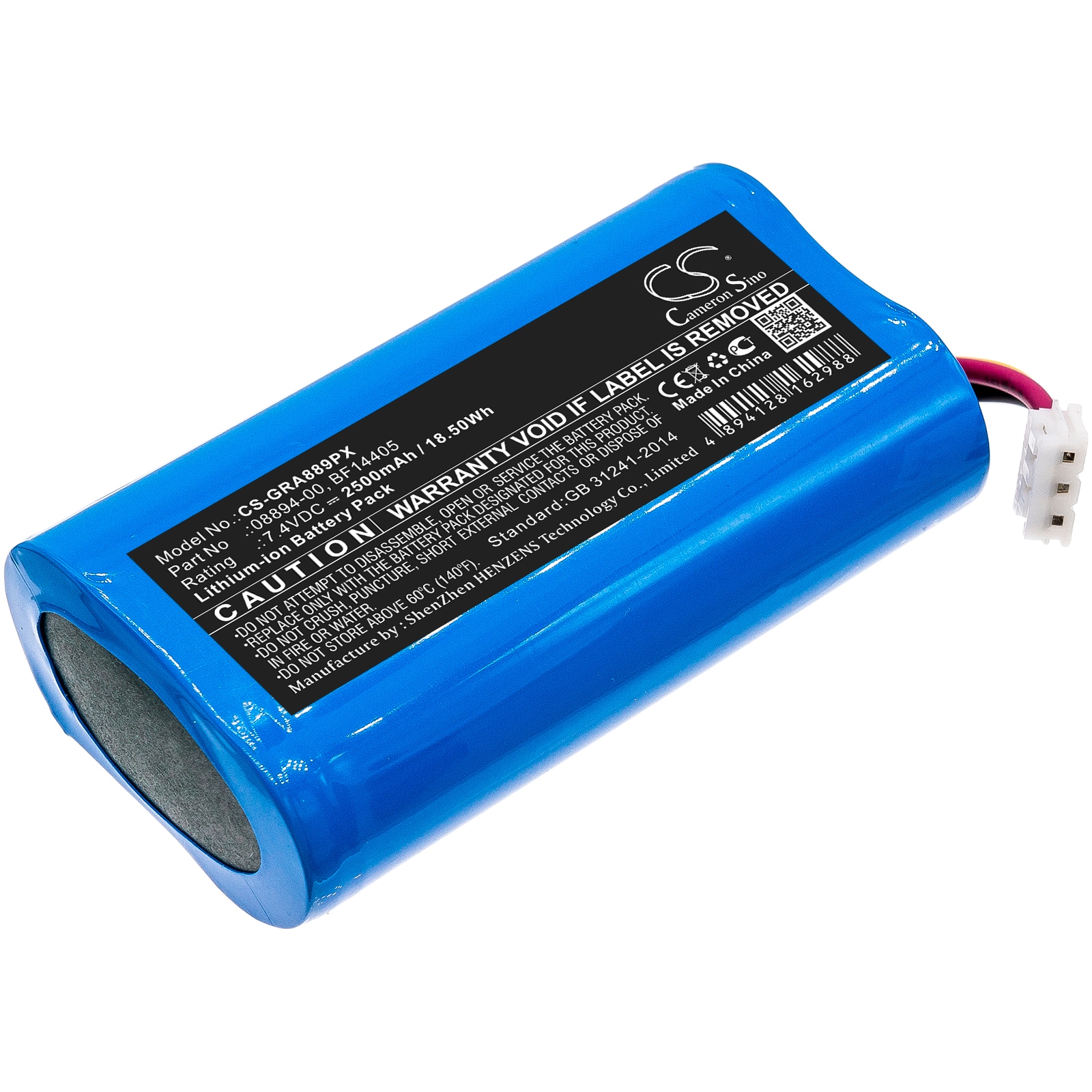 Batteri for hageredskaper for Gardena ComfortCut 8893, ComfortCut 8895, D-89079 Ulm