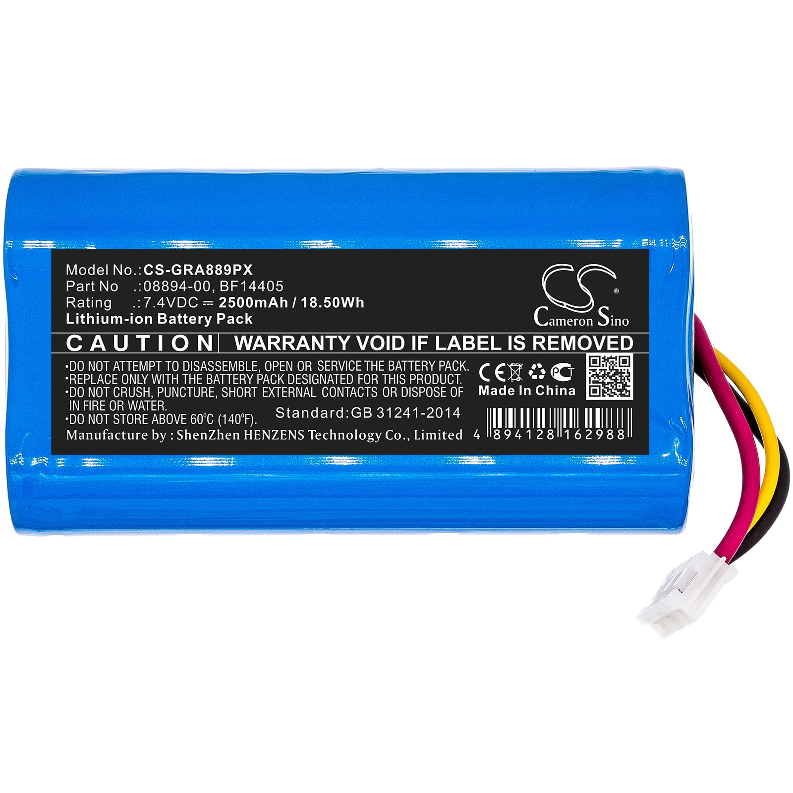 Batteri for hageredskaper for Gardena ComfortCut 8893, ComfortCut 8895, D-89079 Ulm