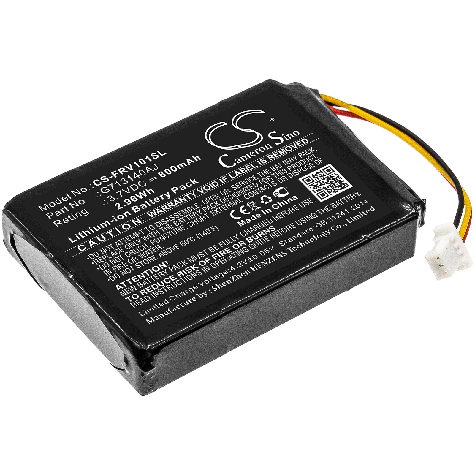 Batteri til sikkerhetskamera for hjemmet for FLIR FX, FXV101, FXV101-WV1