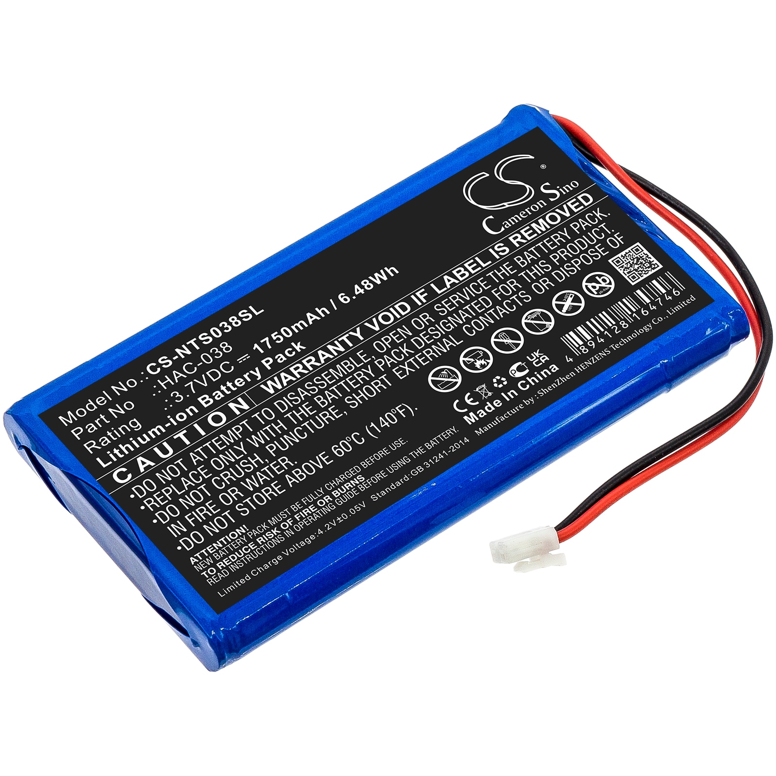 Batteri til spillkonsoll for Nintendo Mario Kart Live, Home Circuit