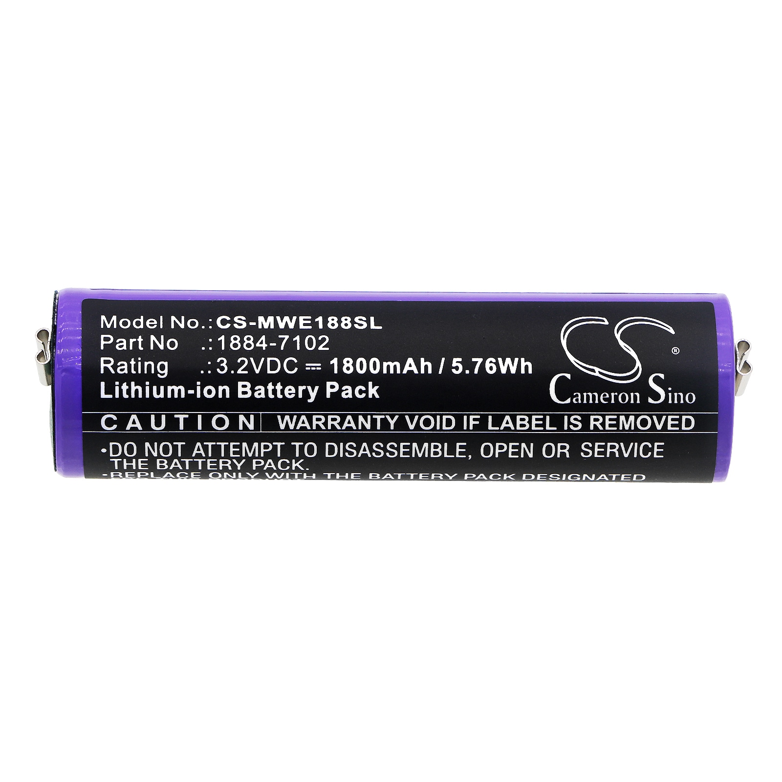 Batteri til barbermaskin for Moser Ermila 1884, Ermila 1885, 1884 Li+Pro osv.