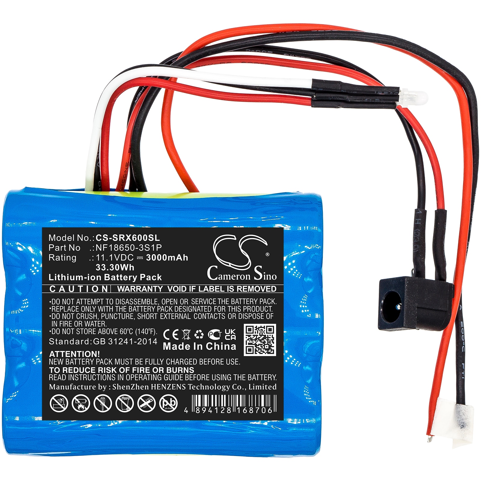 Batteri for hageredskaper for Sherpa SX-LIS06B