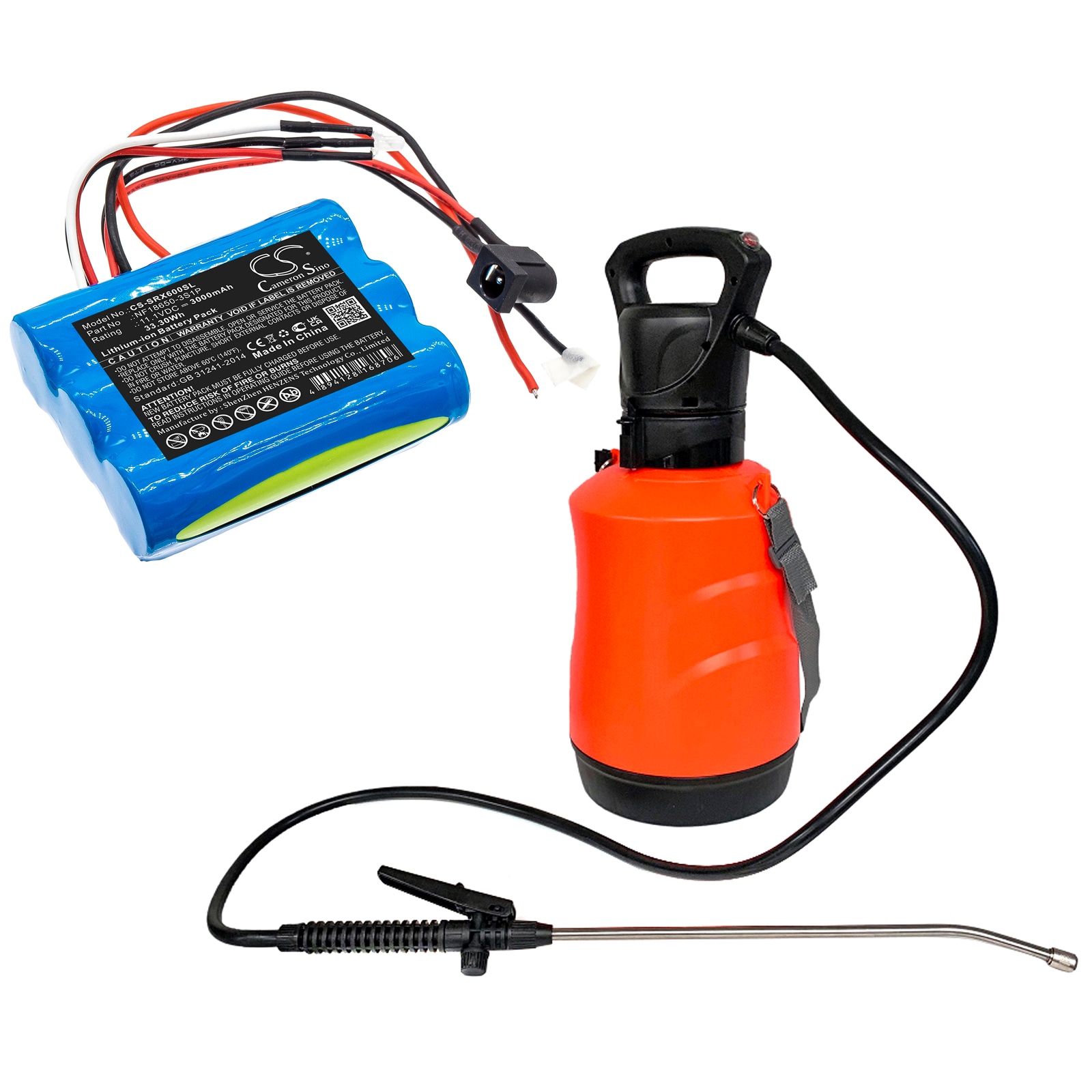 Batteri for hageredskaper for Sherpa SX-LIS06B