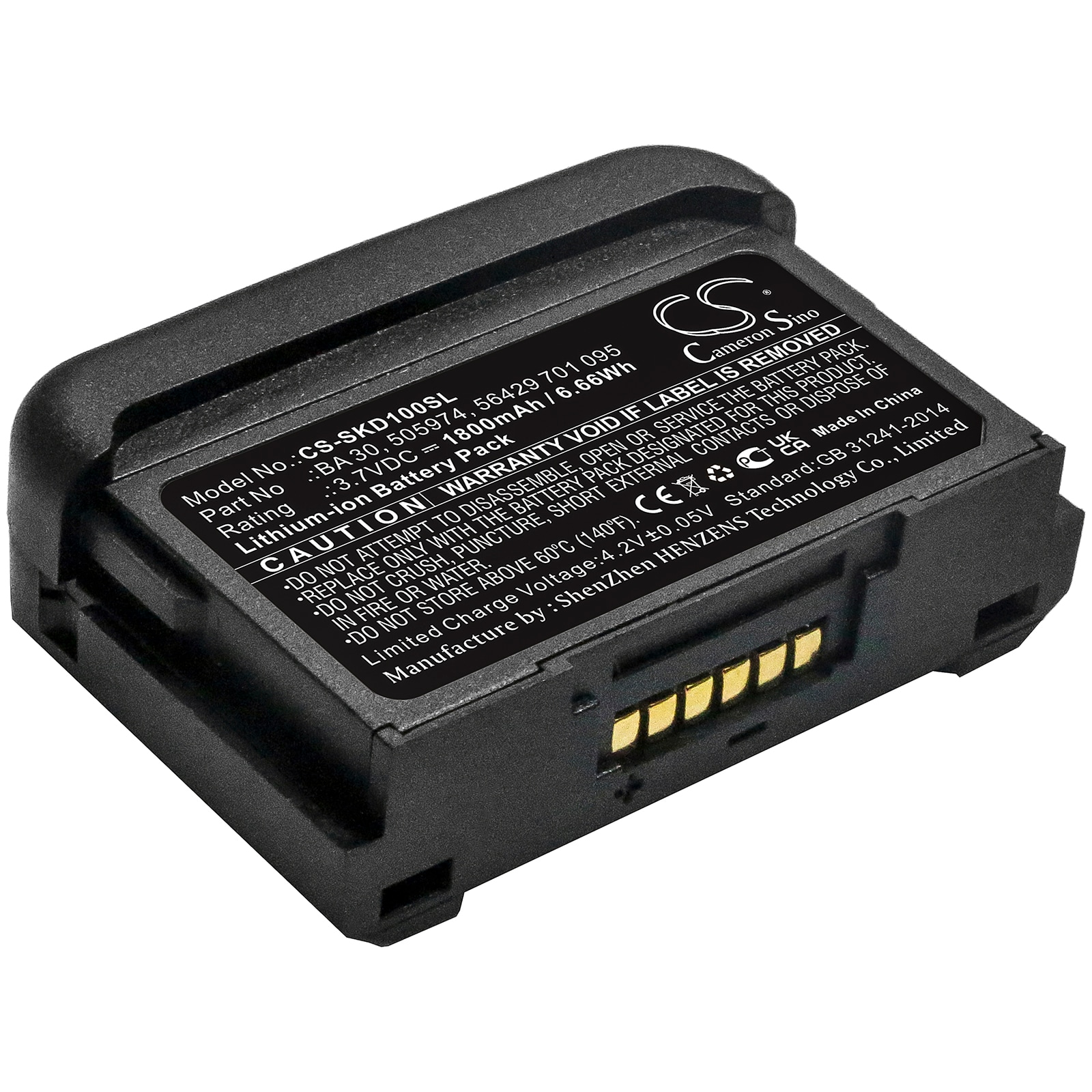 Batteri til Stage Monitor System for Sennheiser SK D1, AVX Bodypack Transmitter etc.