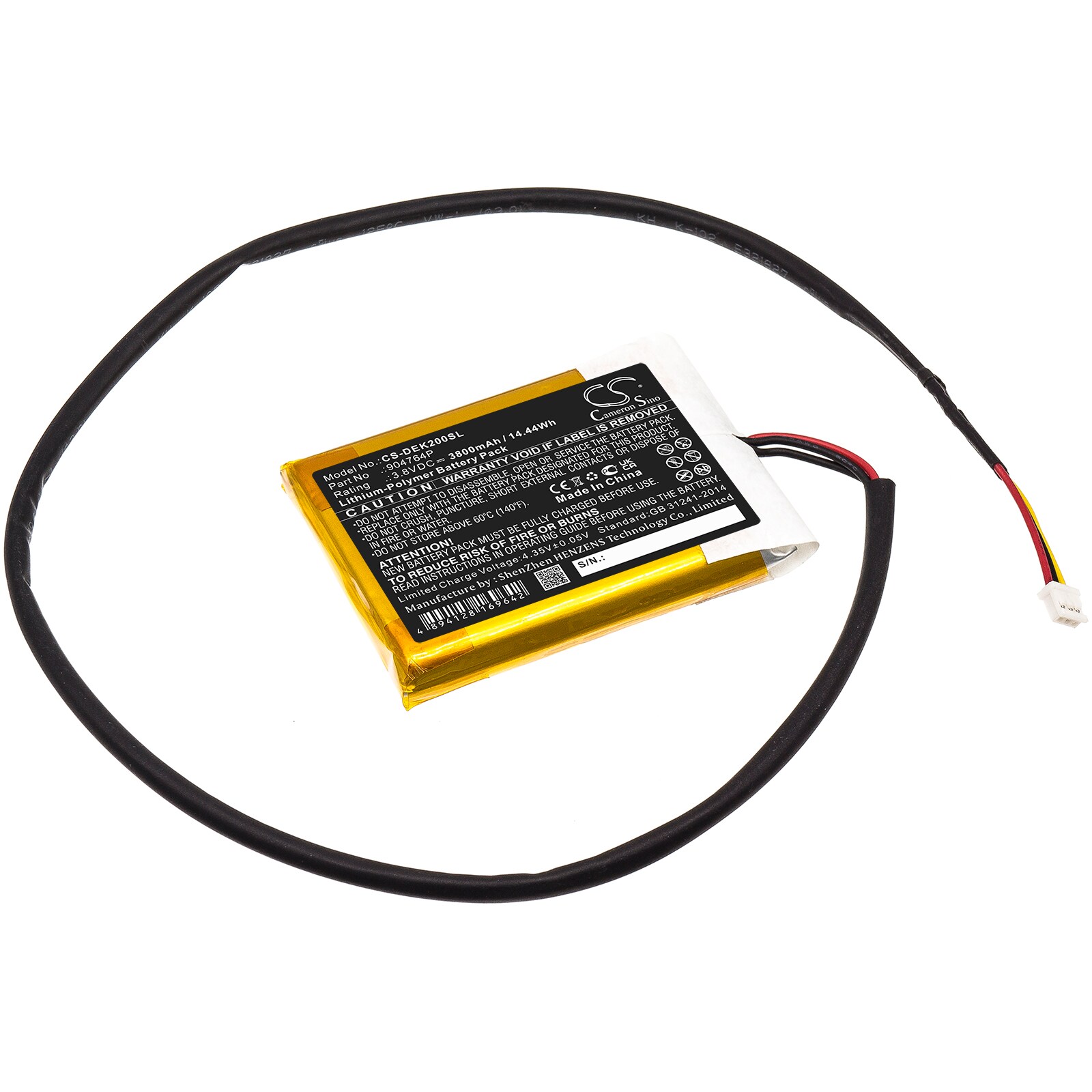Batteri for VR for den ideelle K2, K2+