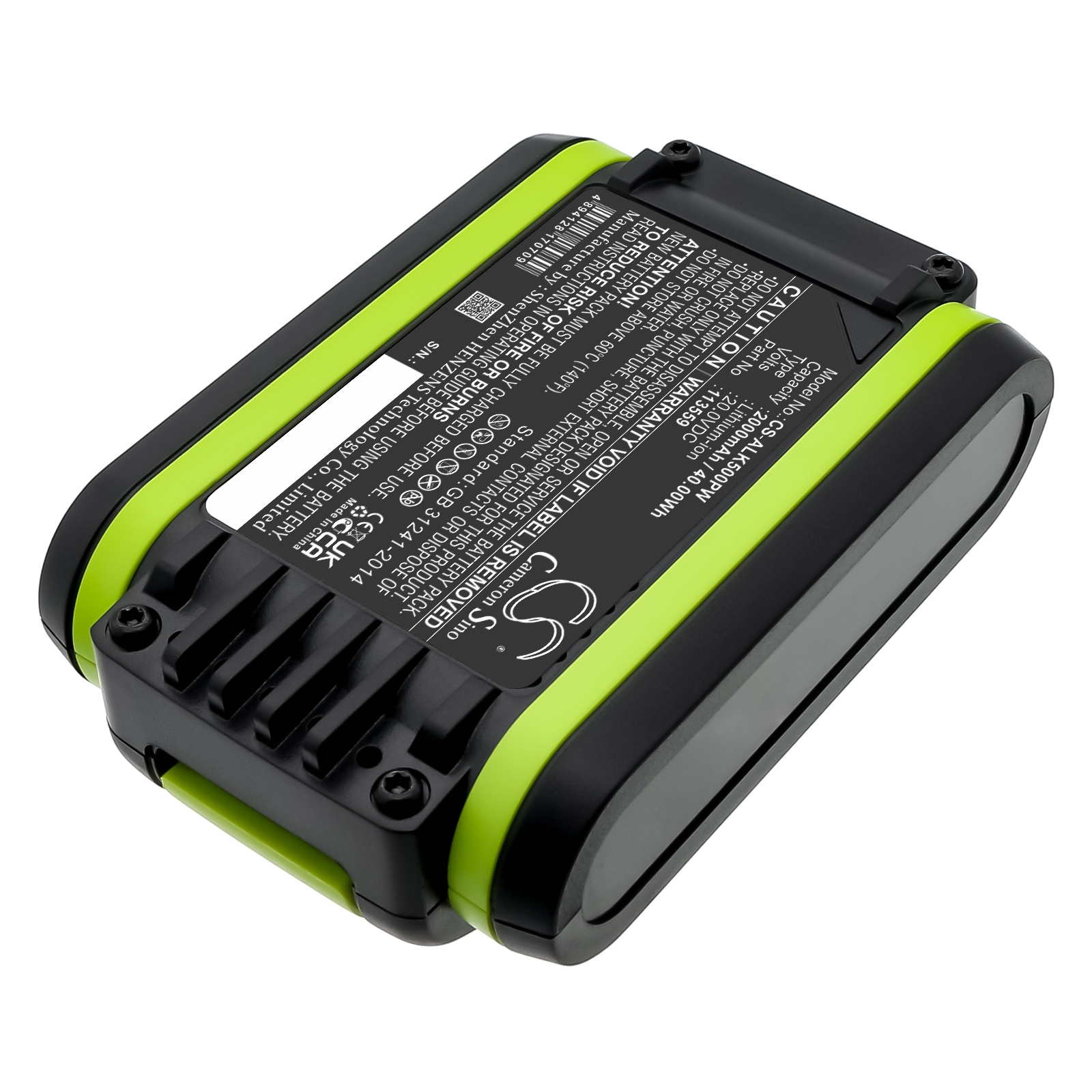 Gressklipperbatteri for AL-KO Easy Flex 34.8 Li Gressklipper og andre