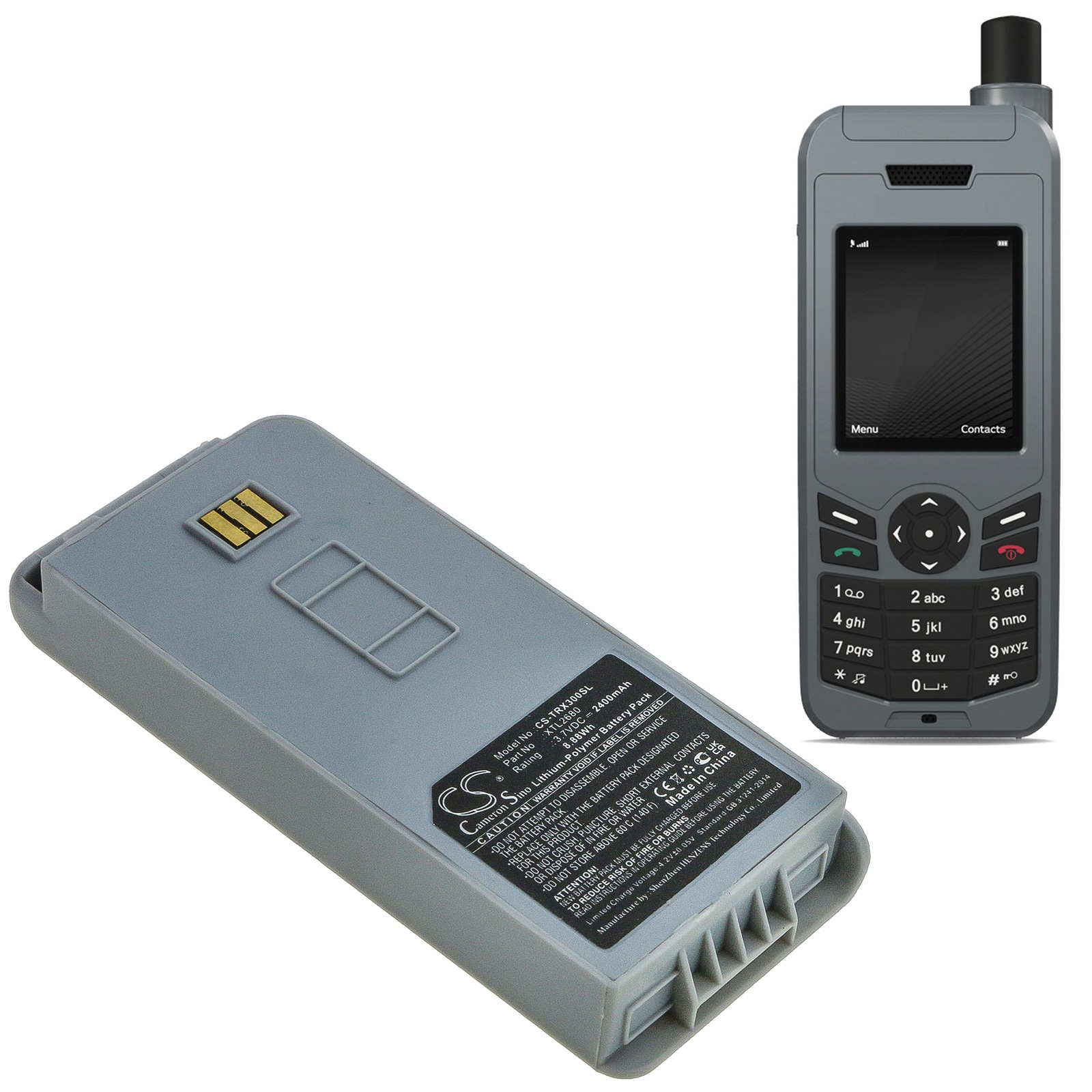 Batteri til satellittelefon for Thuraya XT-LITE