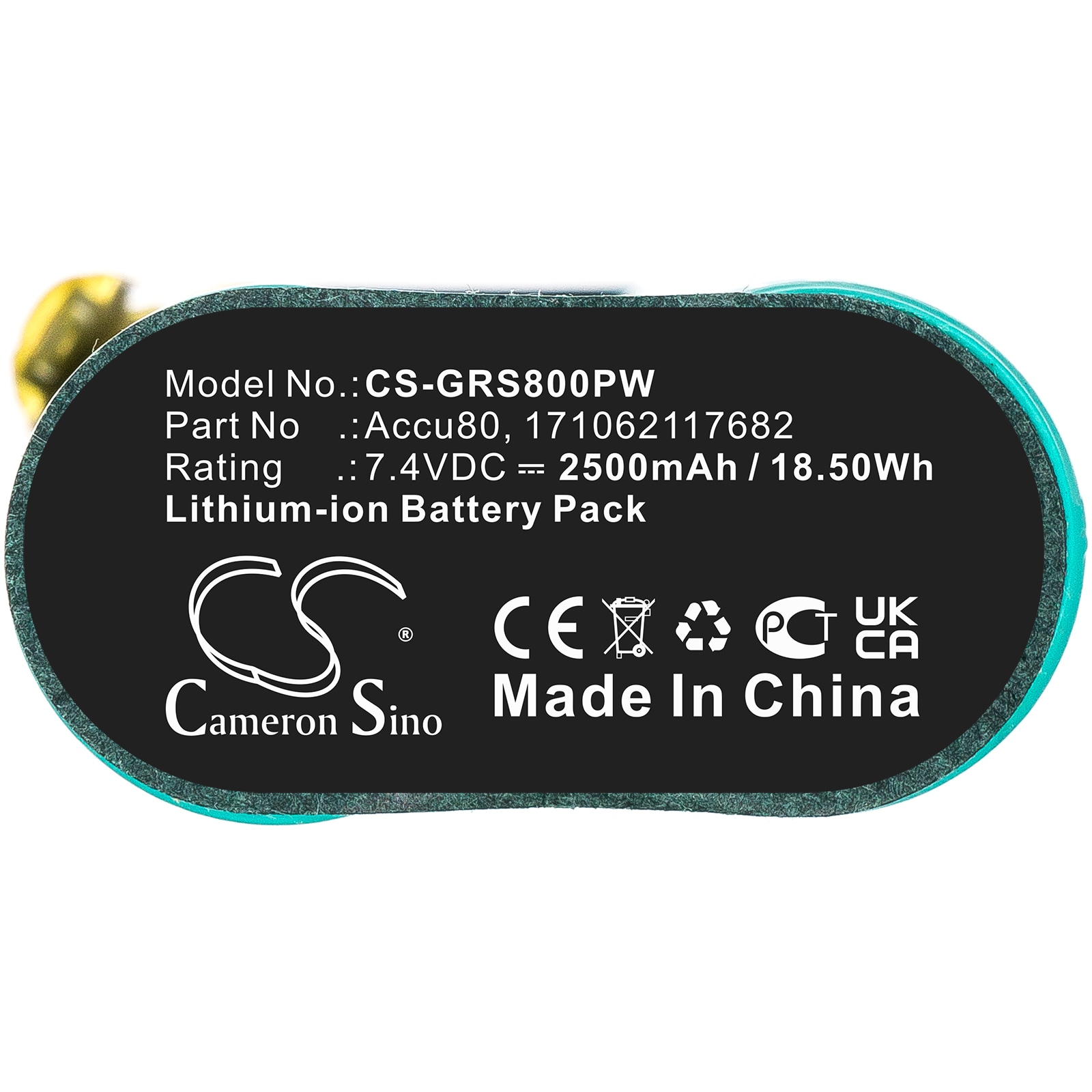 Batteri for hageredskaper for WOLF Garten 8803, 8824, BS80 Plus