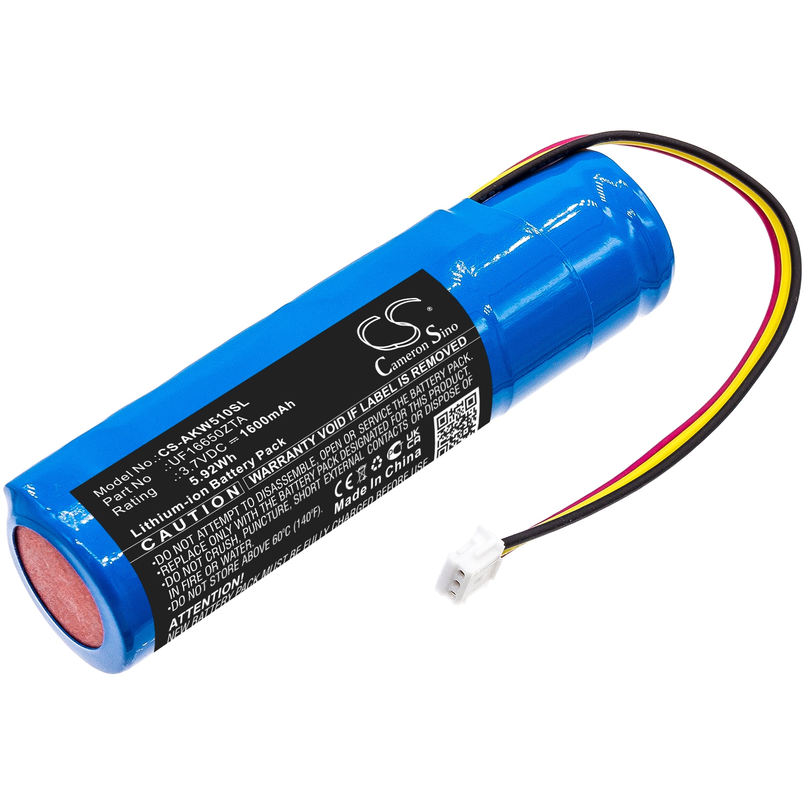 Batteri til forsterker for AKAI EWI 5000, 5000 Solo