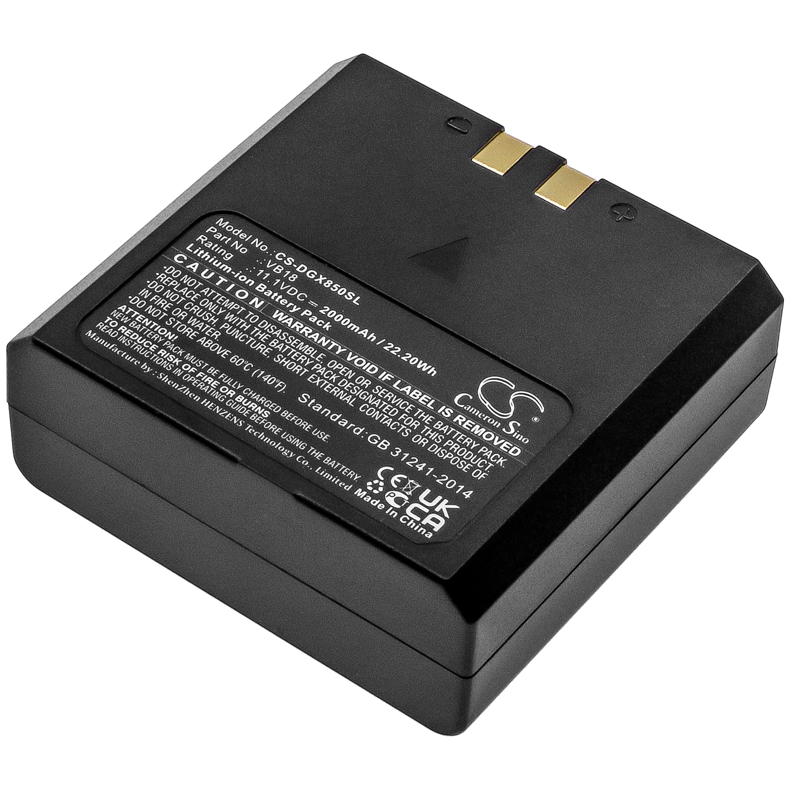 Batteri for stroboskoplys til Flashpoint Zoom Li-on-blits, VB-18
