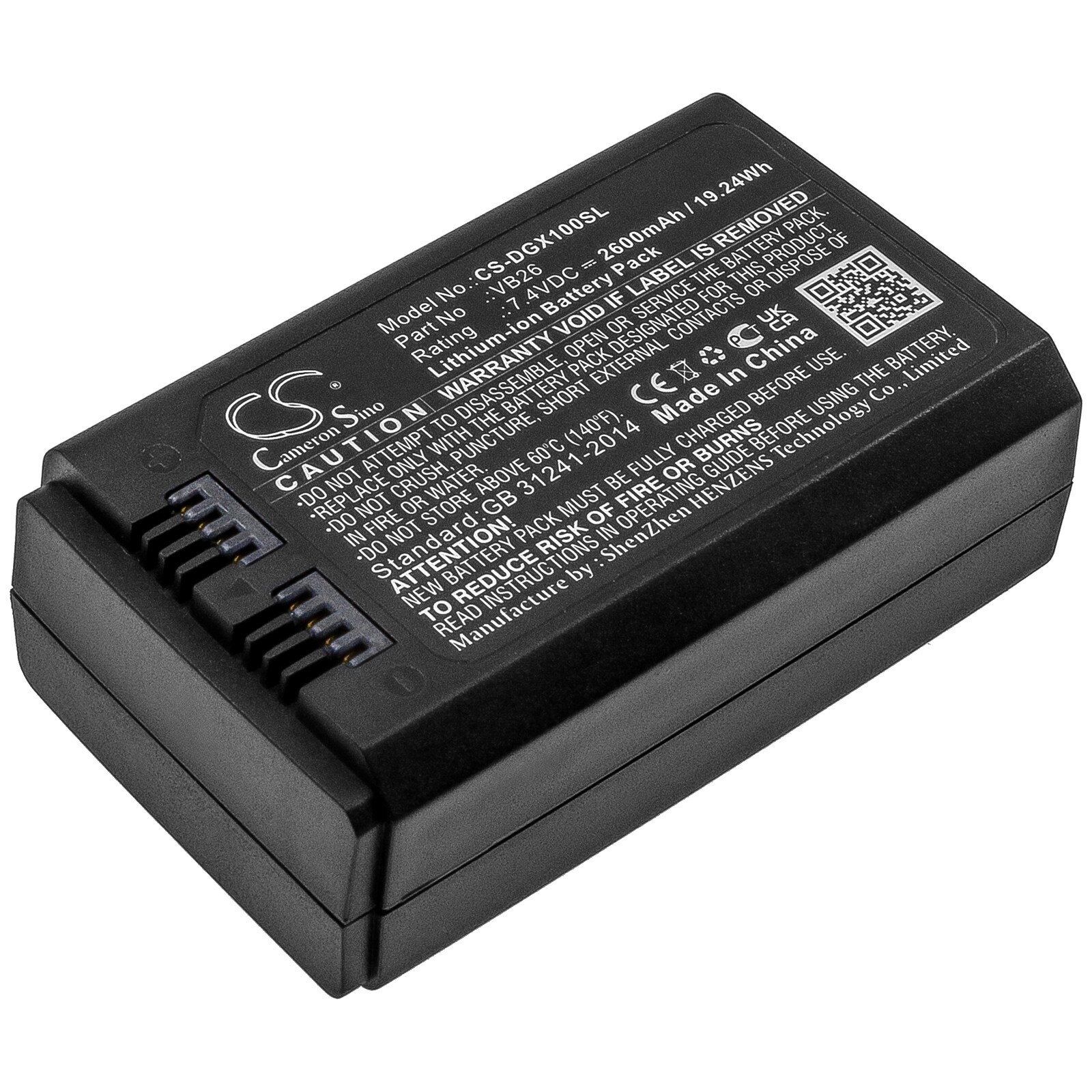 Batteri for stroboskopisk belysning til GODOX V1