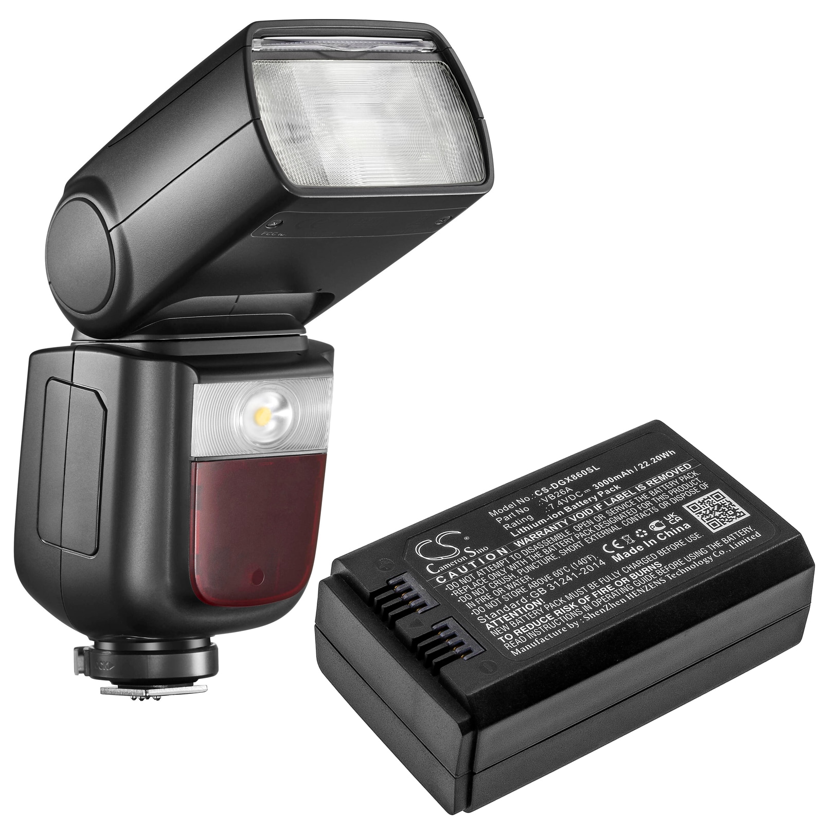 Batteri for stroboskopisk belysning til GODOX V860III