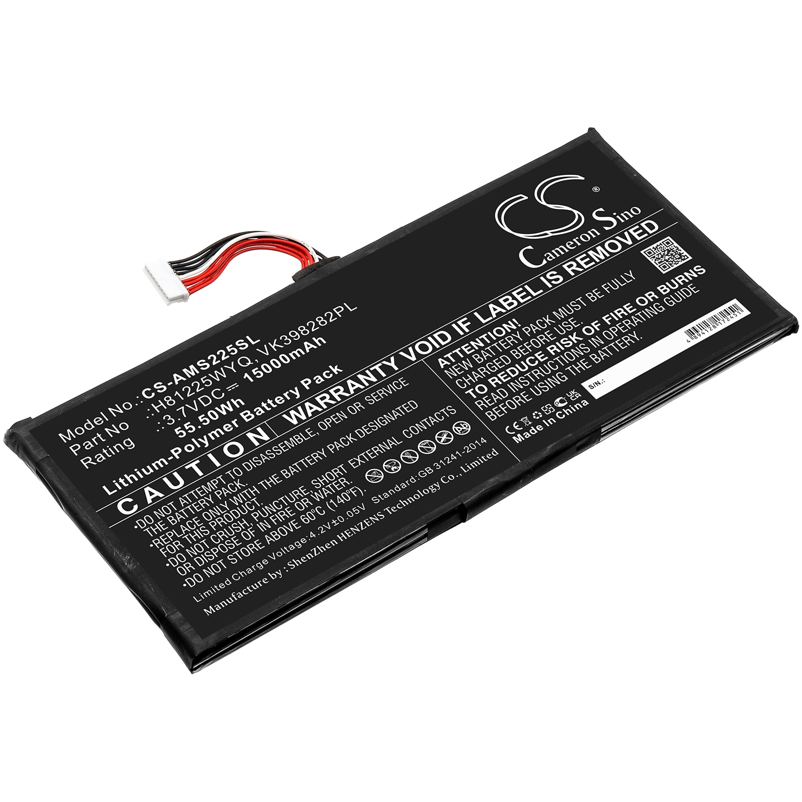 Batteri til diagnostisk skanner for Autel MaxiSys Elite