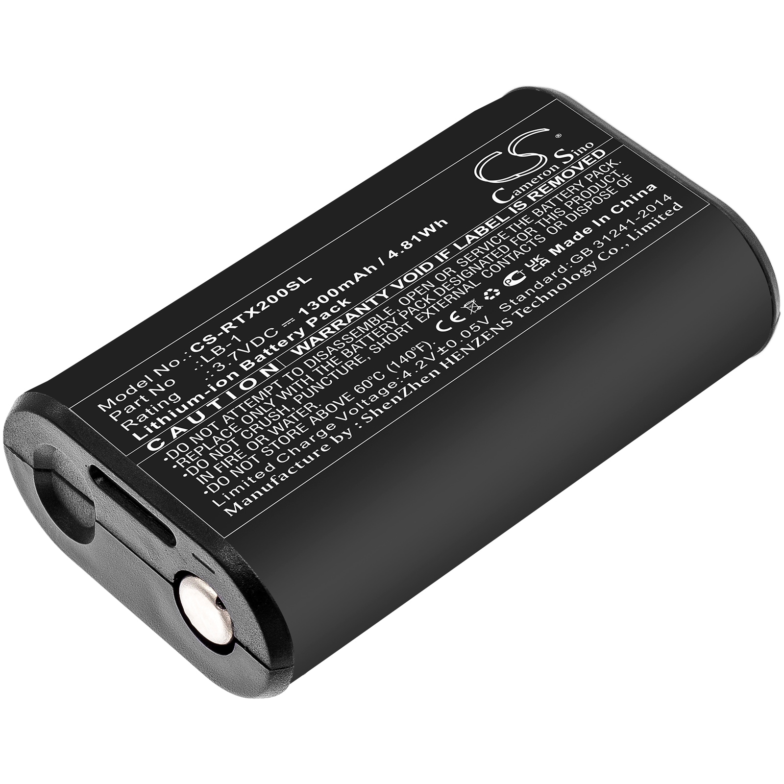 Batteri for mikrofon til Rode Performer TX-M2, VideoMic Pro+