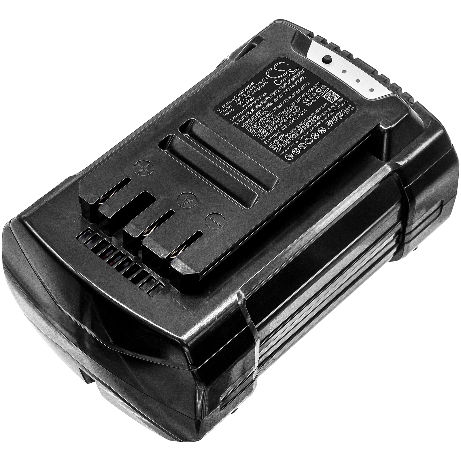 Batteri for hageredskaper til WOLF Garten GTB 36, LBB 36, HSB 36 osv.