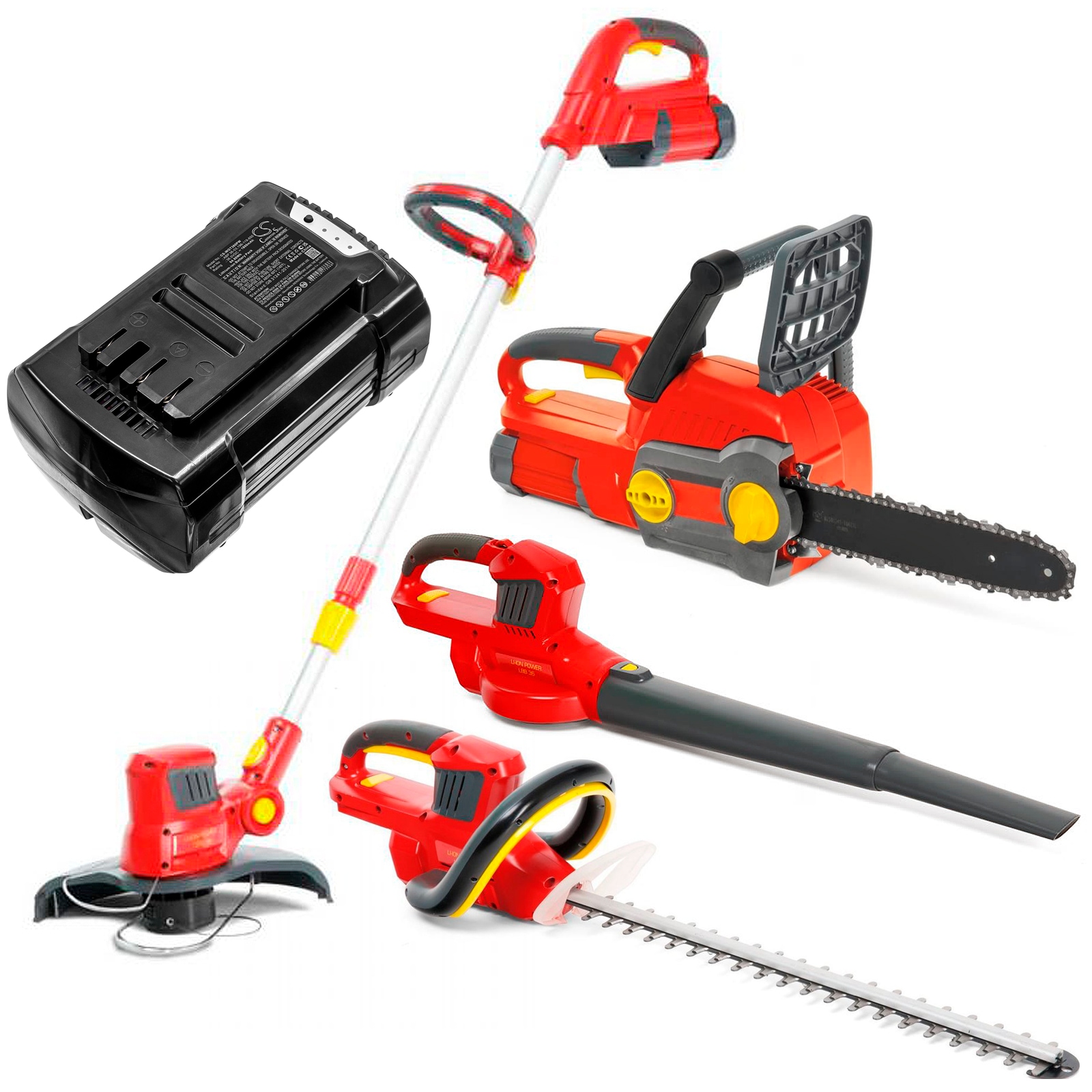 Batteri for hageredskaper til WOLF Garten GTB 36, LBB 36, HSB 36 osv.