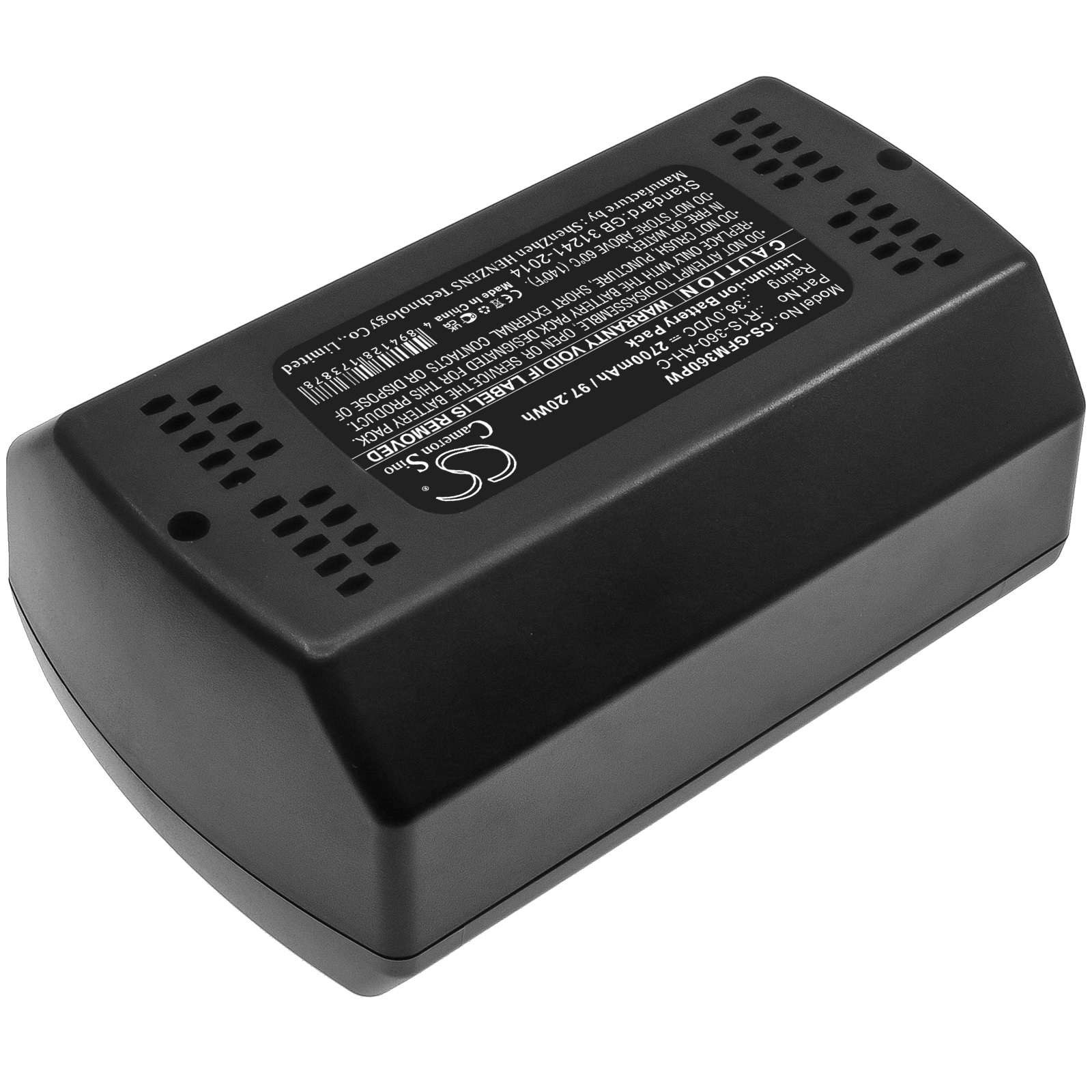 Batteri for gressklippere for Garden Feelings IAM 36-3730 F, IAM 36-4340-1N F og andre