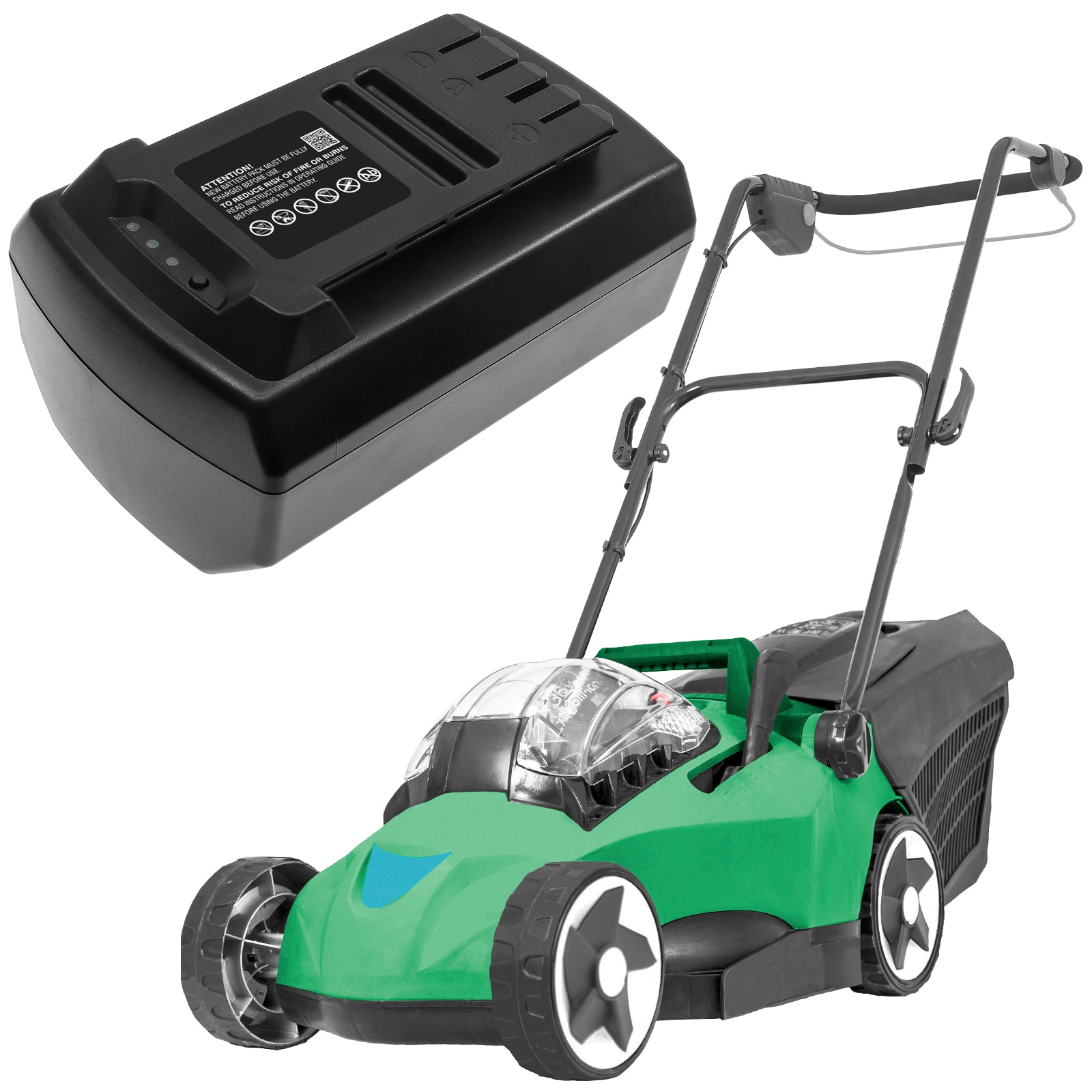 Batteri for gressklippere for Garden Feelings IAM 36-3730 F, IAM 36-4340-1N F og andre