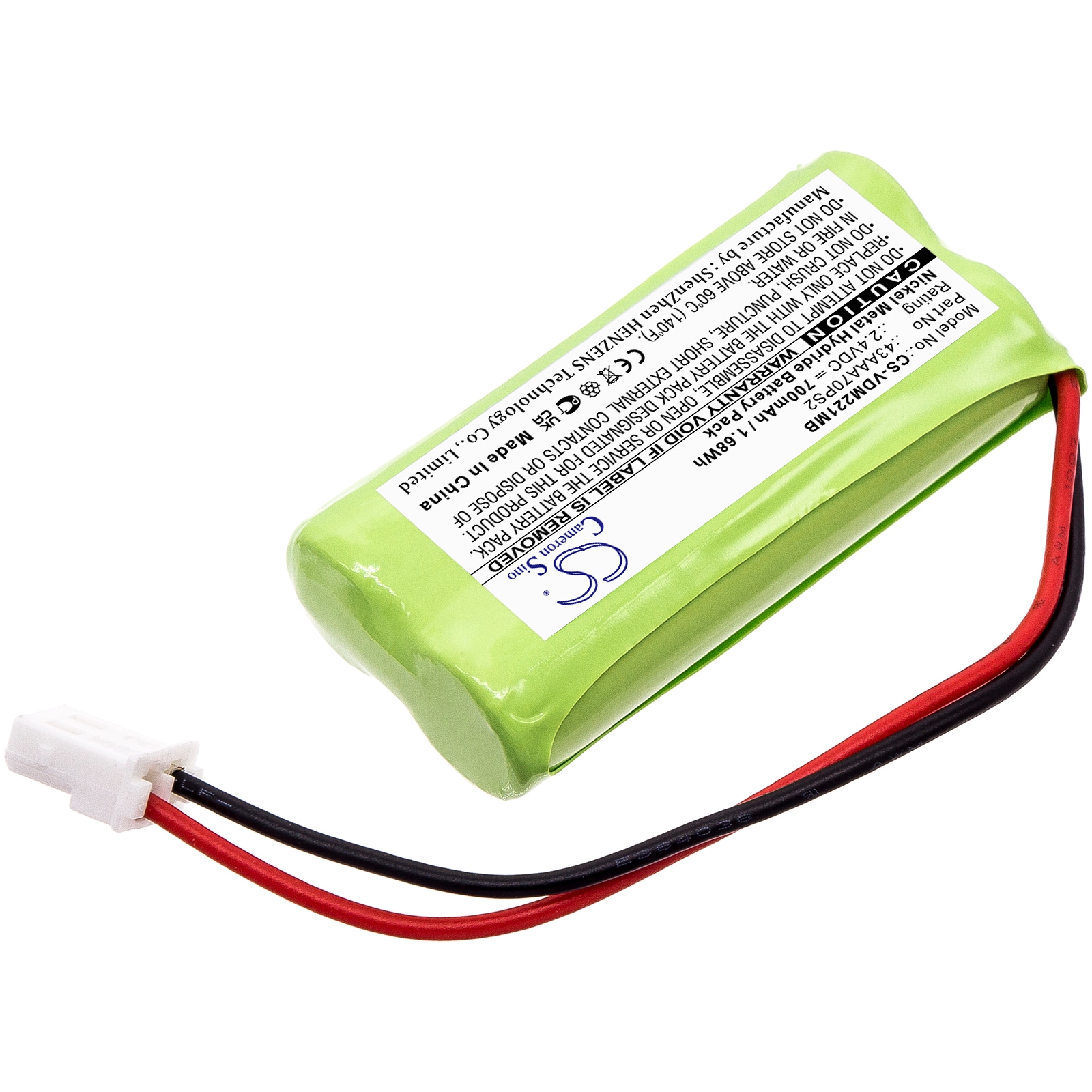 Batteri til BabyPhone for VTech DM221, DM222, DM221-2 og andre.