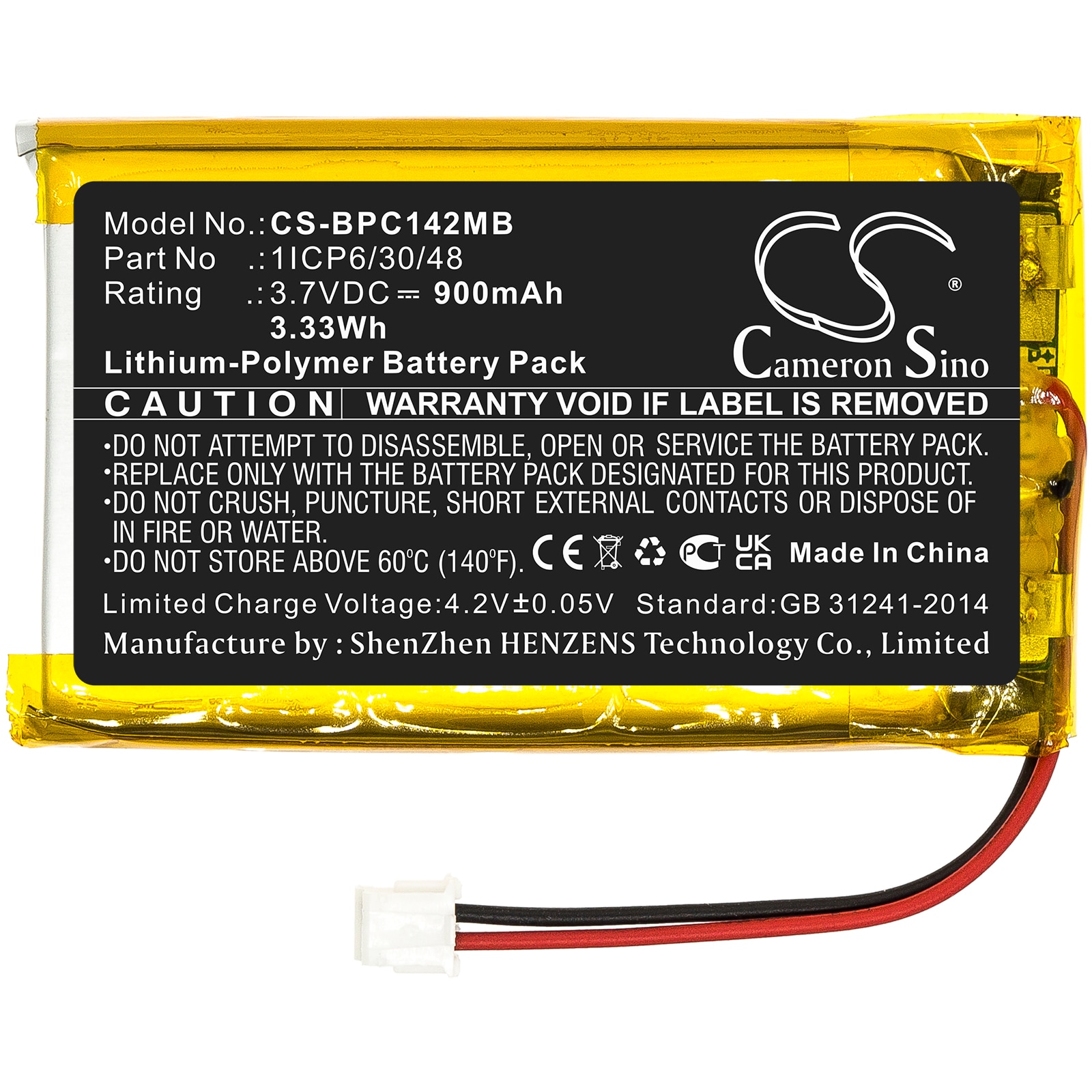 Batteri til BabyPhone for Babymoov Premium Care A014203, Camara YOO-See etc.