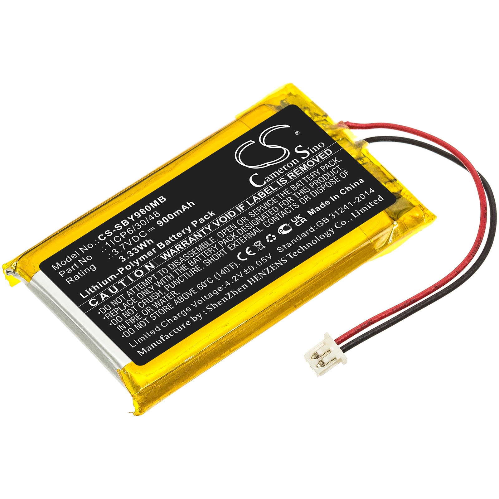Batteri til BabyPhone for Sanitas SBY 98