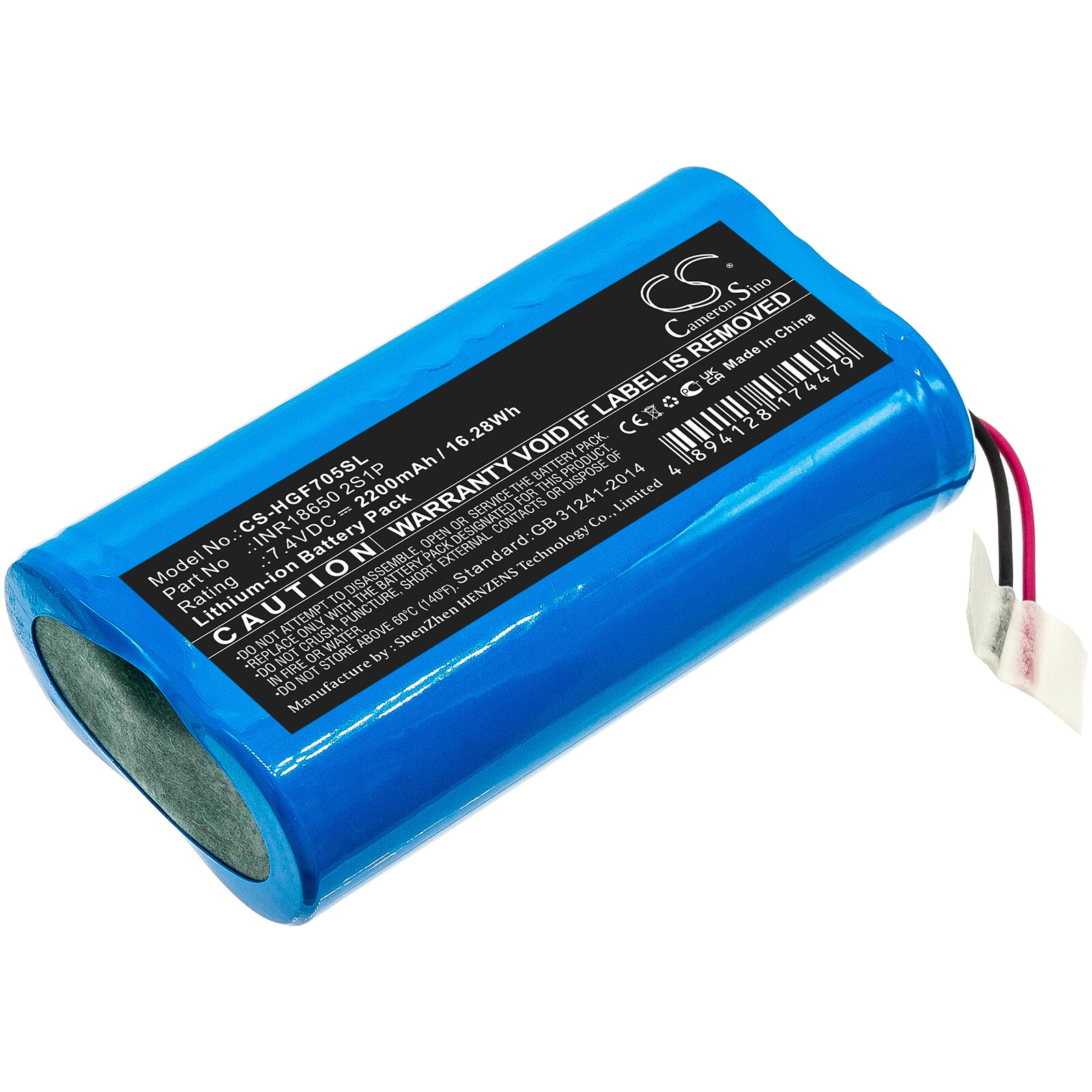 Batteri for personlig pleie til CHI Escape GF7054