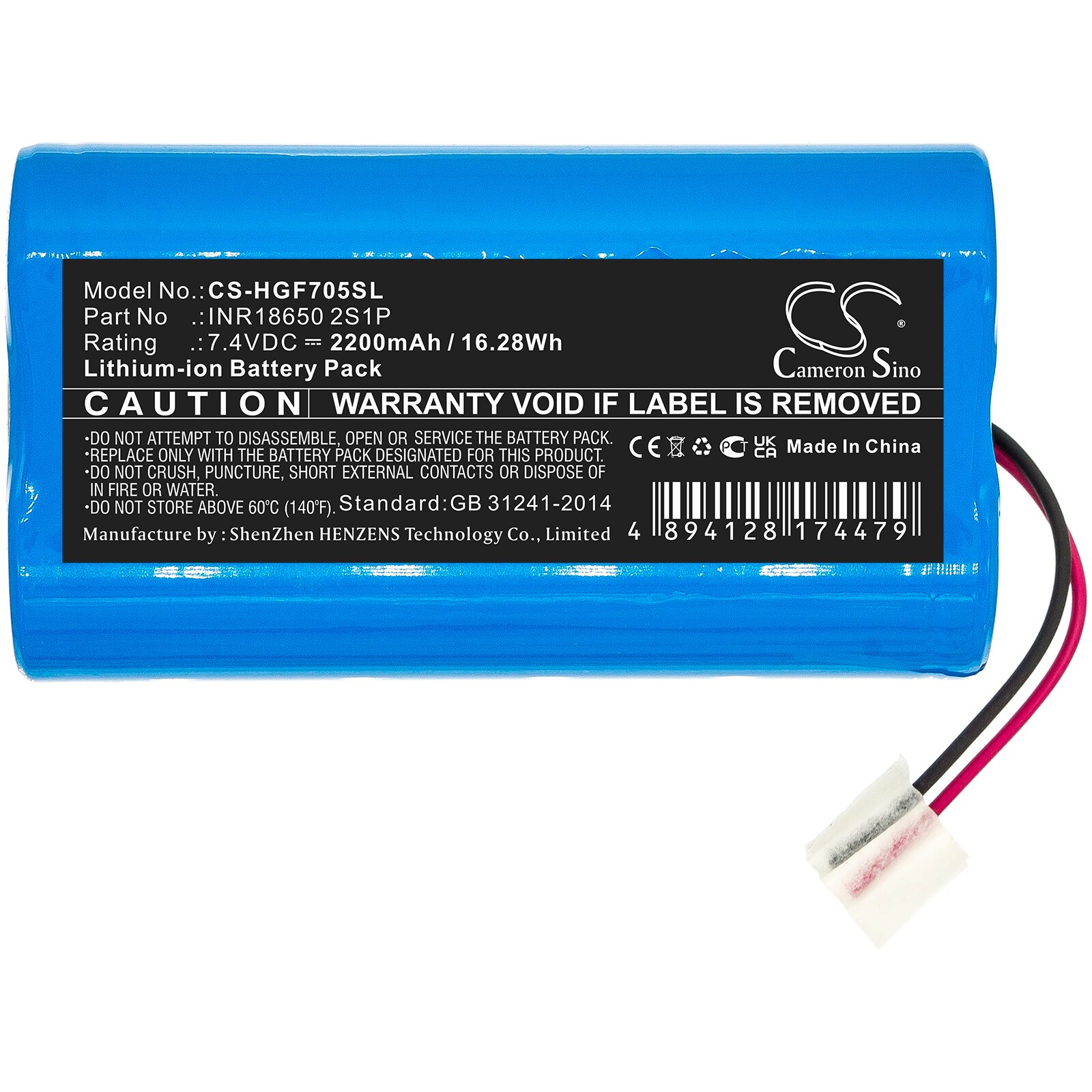 Batteri for personlig pleie til CHI Escape GF7054