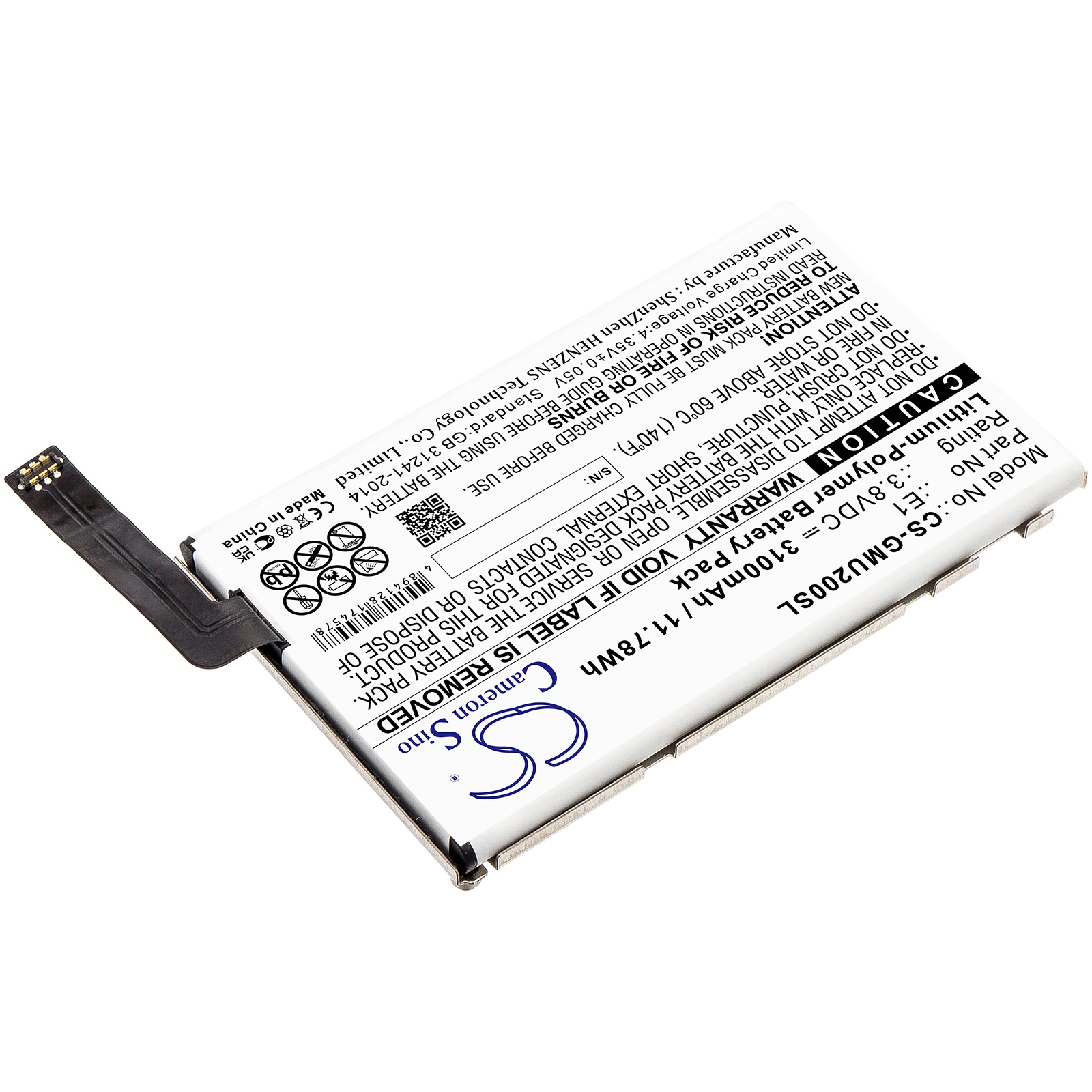 Batteri for hotspot for GlocalMe E1, U2, U2S osv.
