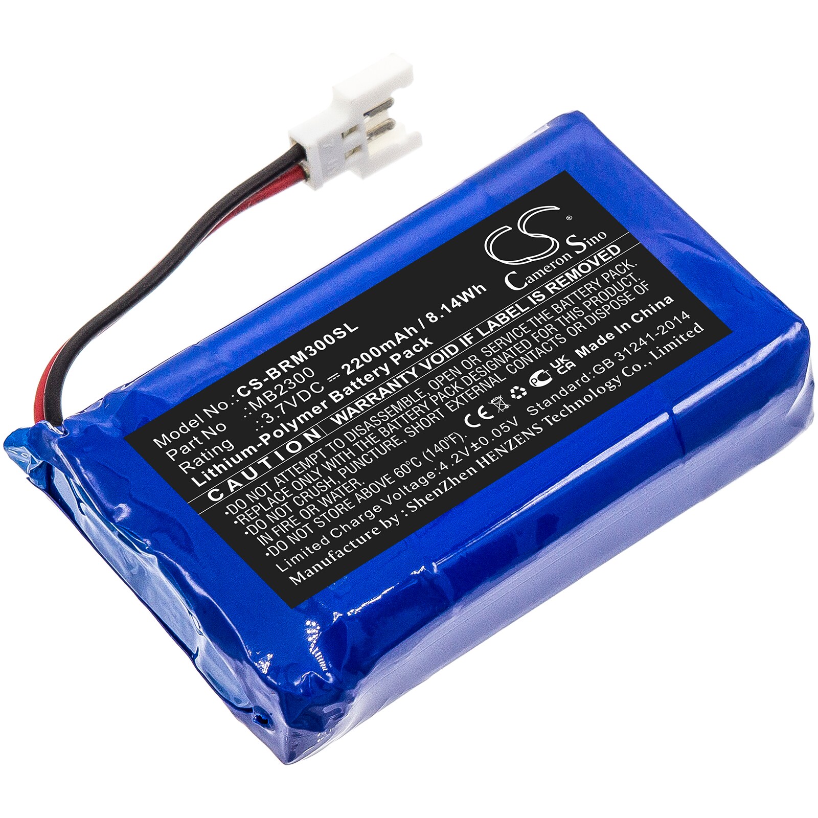 Batteri for personlig pleie til Breo idream 3 iNeck