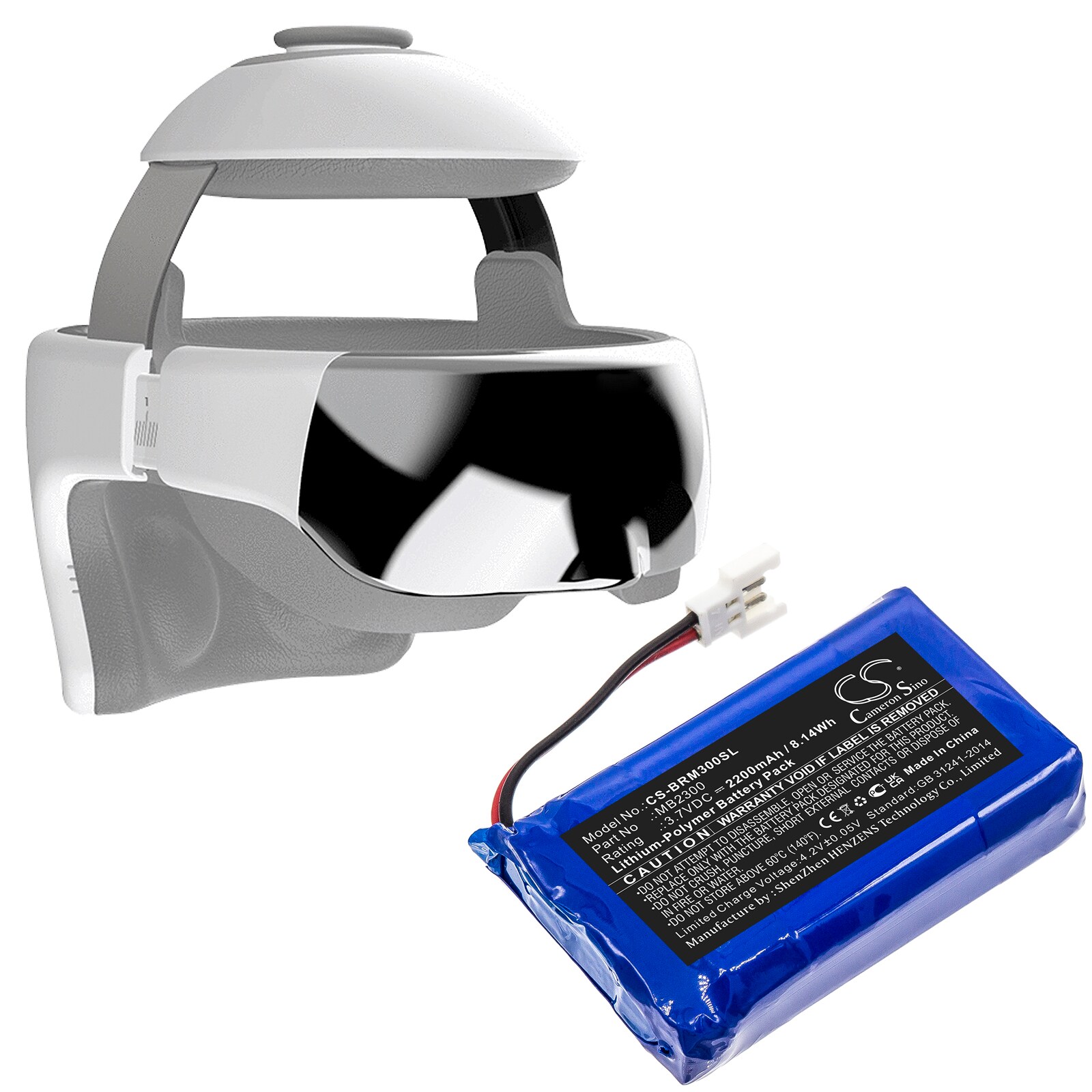 Batteri for personlig pleie til Breo idream 3 iNeck