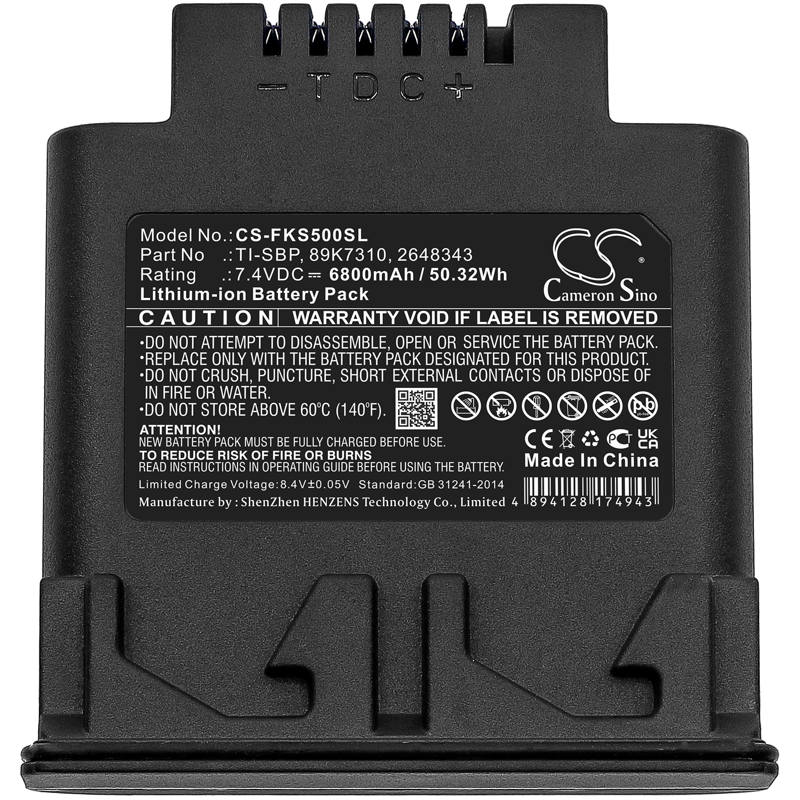 Batterier til varmekameraer for Fluke IR SMART, IR Flexcam, Ti50FT og andre