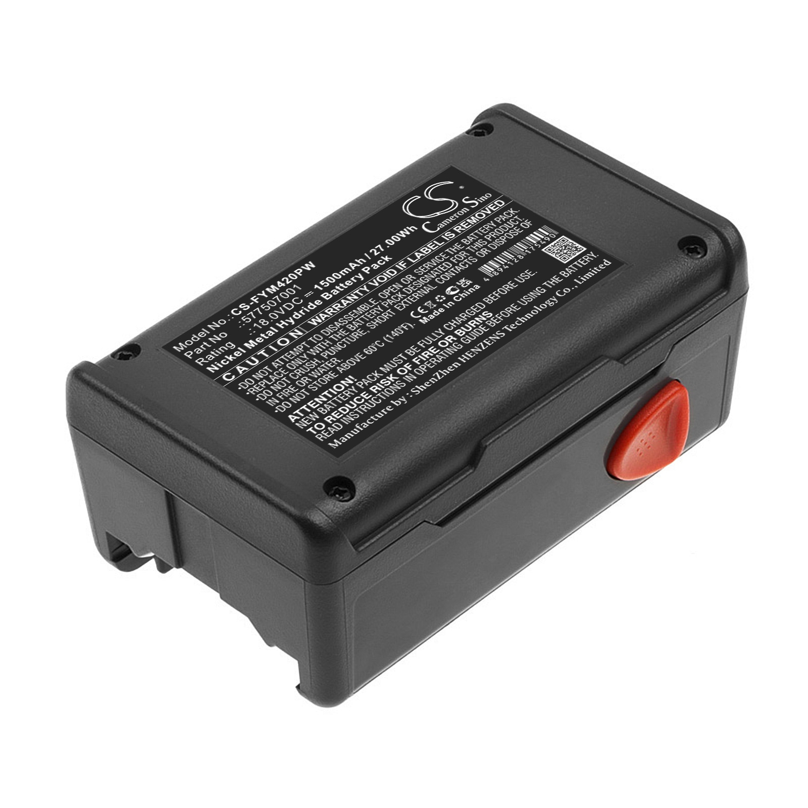 Batteri for hageredskaper til Flymo Contour Cordless XT, Easicut 420, Easicut 500 osv.