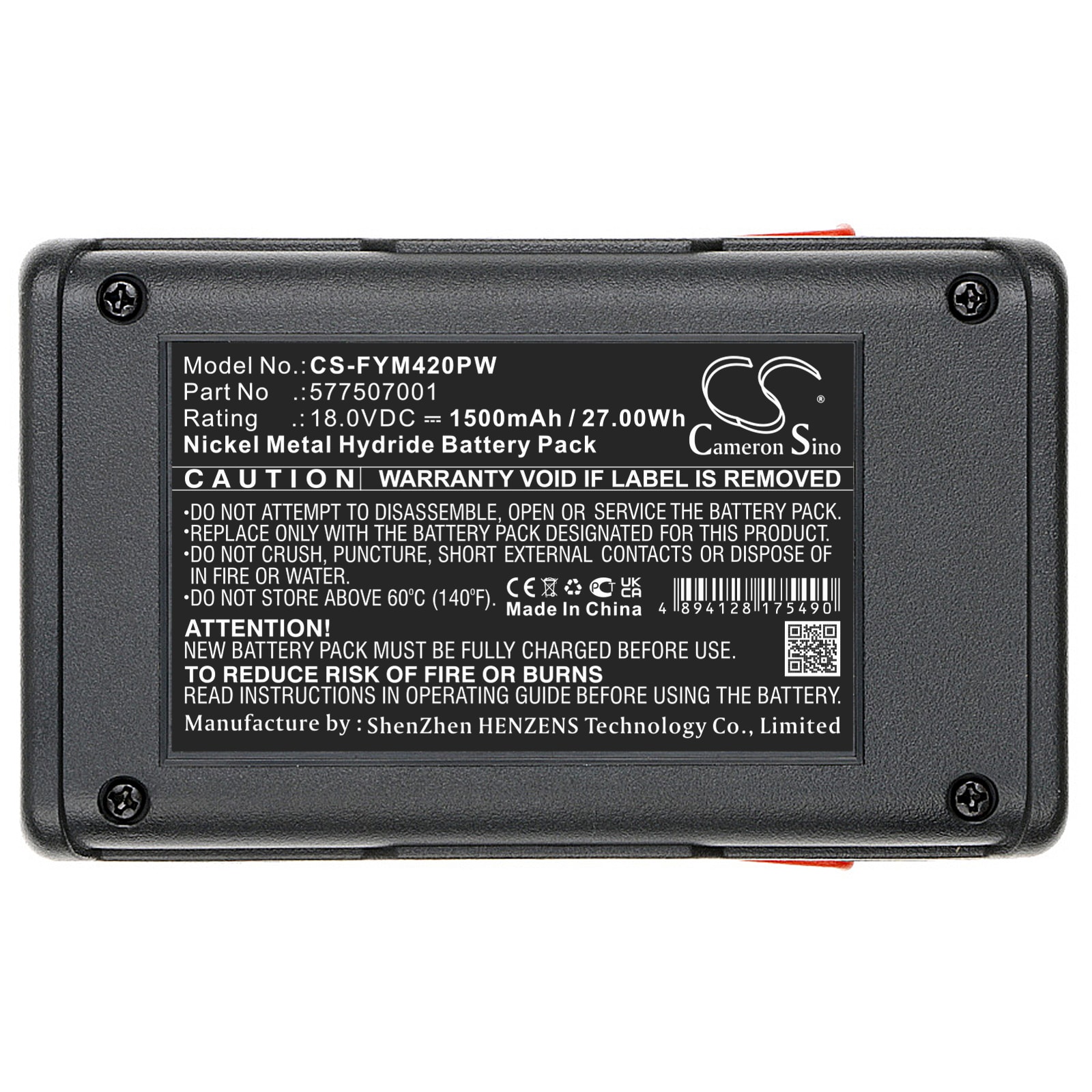 Batteri for hageredskaper til Flymo Contour Cordless XT, Easicut 420, Easicut 500 osv.