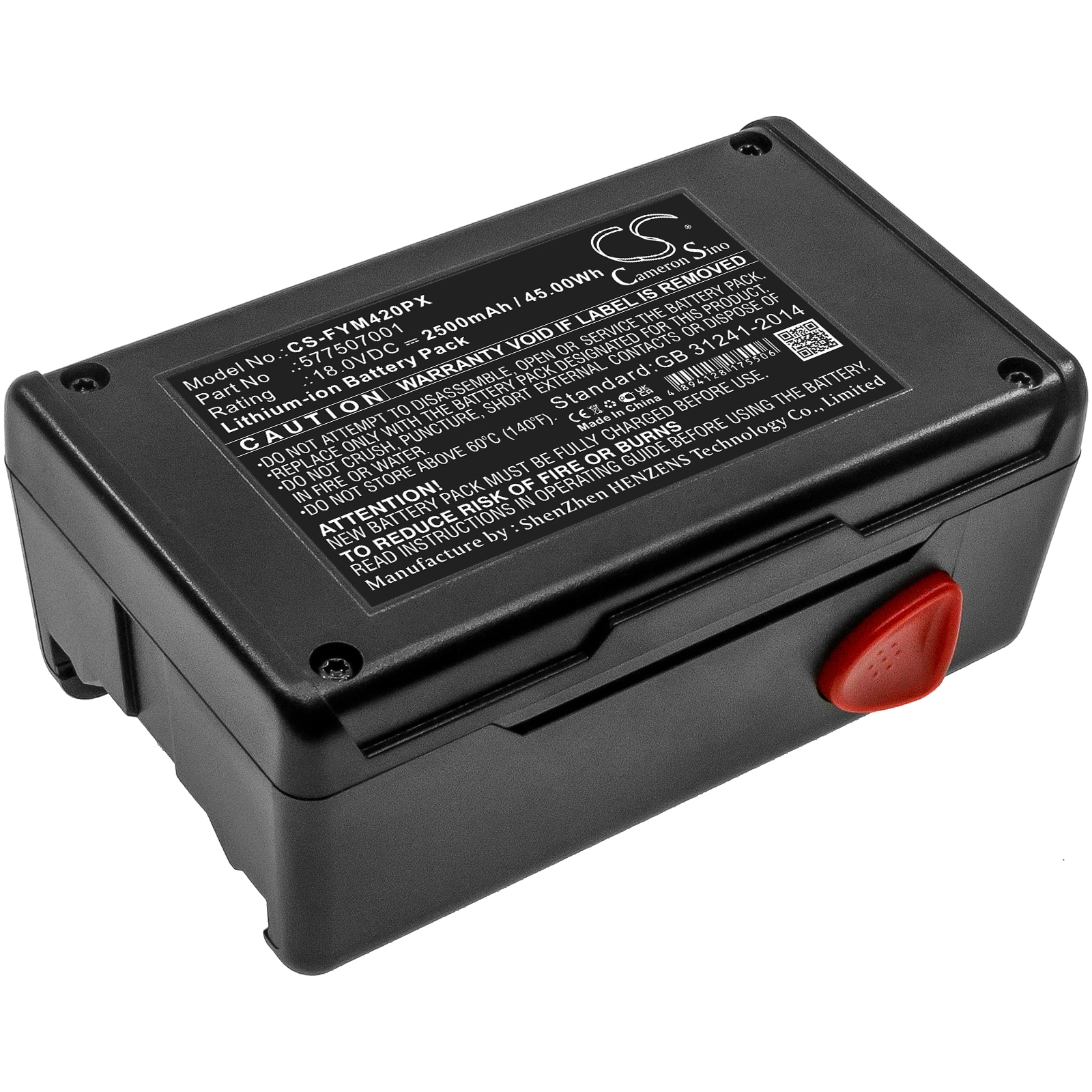 Batteri for hageredskaper til Flymo Contour Cordless XT, Easicut 420, Easicut 500 osv.