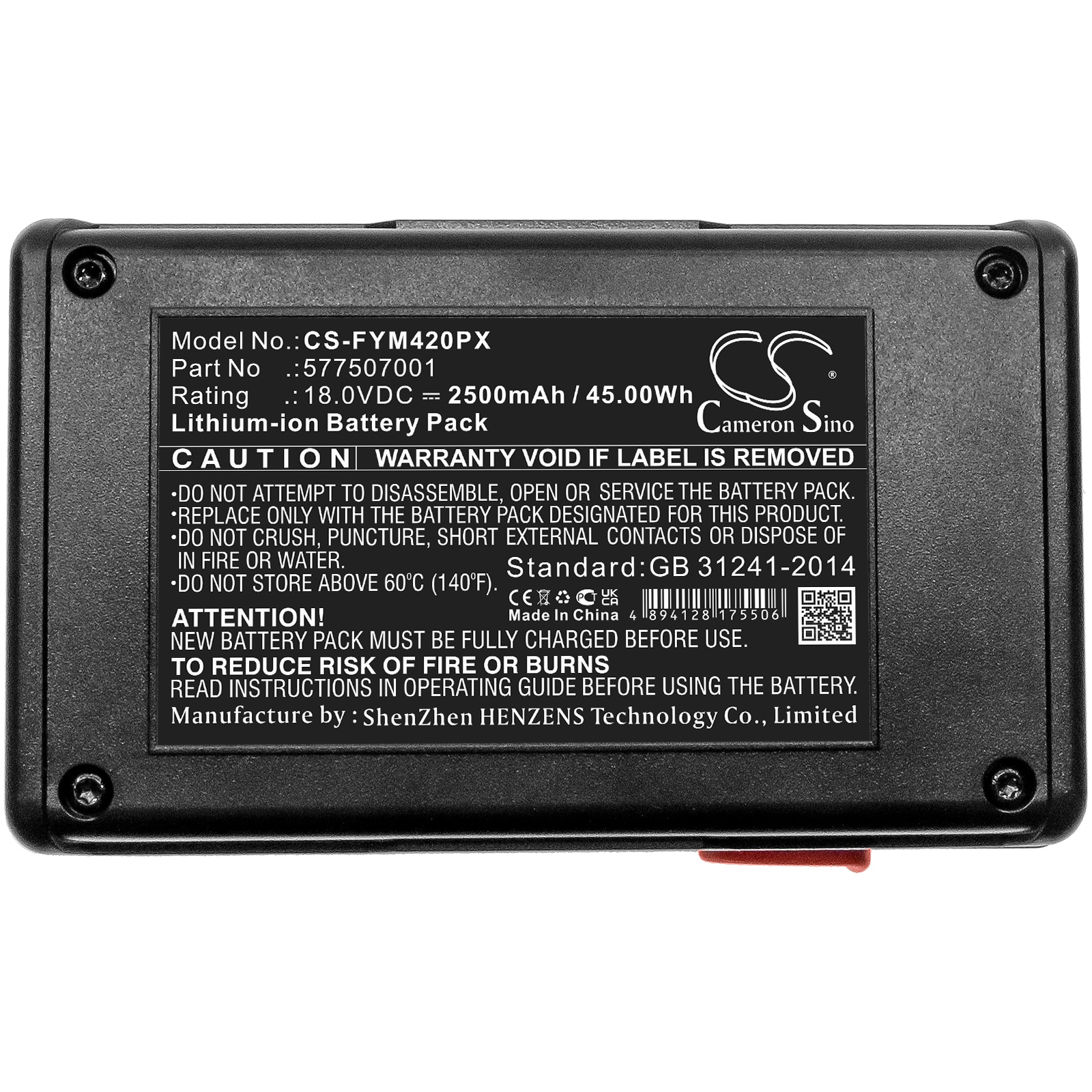 Batteri for hageredskaper til Flymo Contour Cordless XT, Easicut 420, Easicut 500 osv.