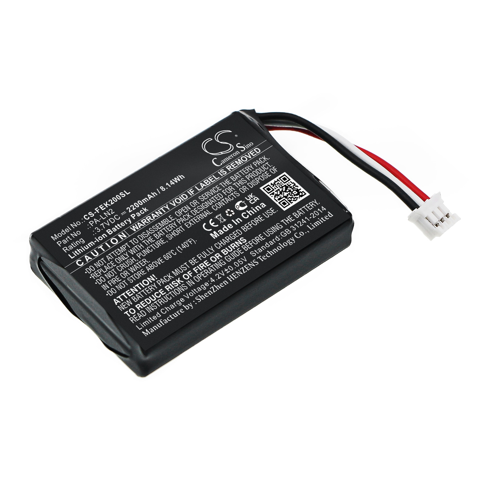 Batteri til batteripakke for Fey Elektronik PA-LN2