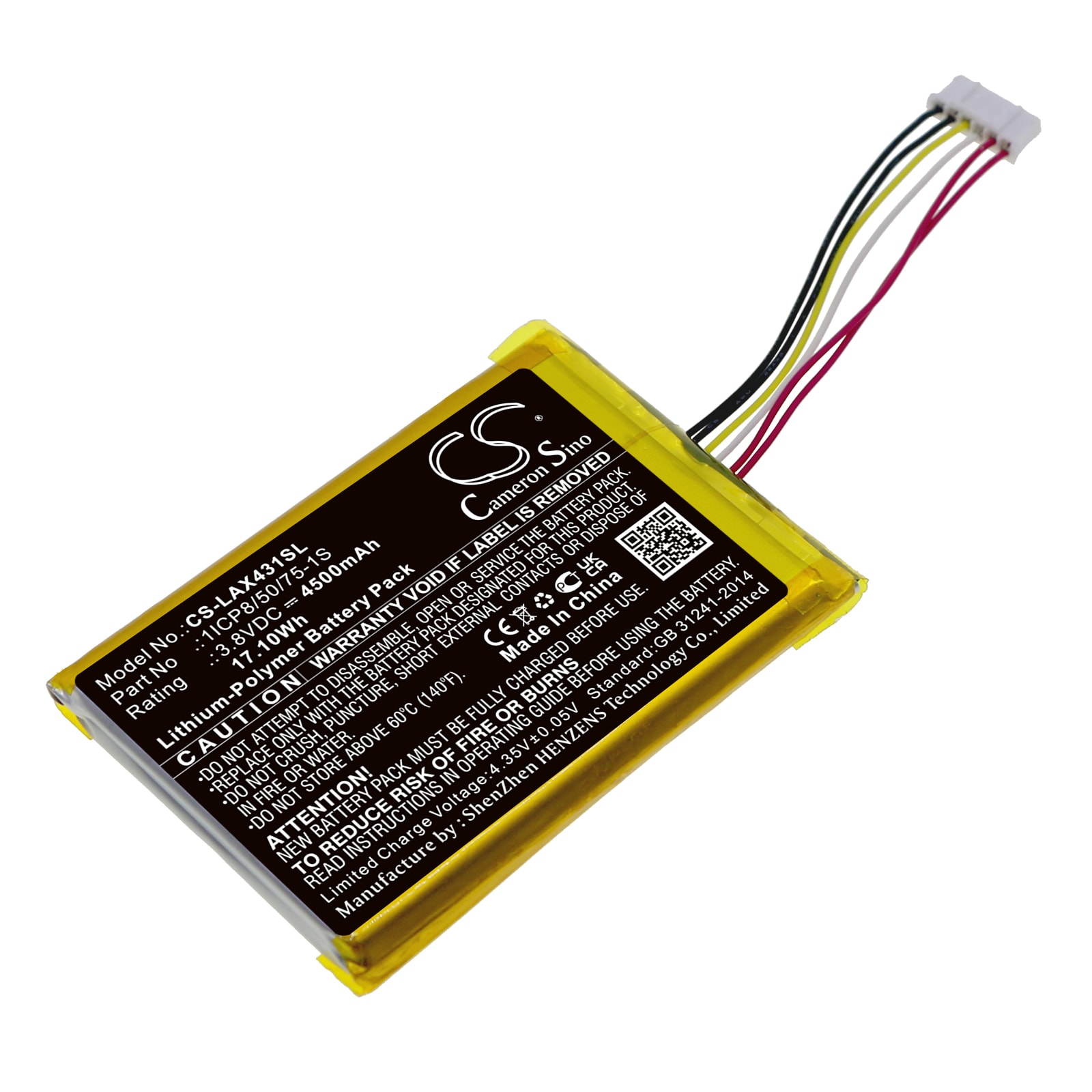 Batteri for diagnostisk skanner for Launch X431 Pro Mini V3.0