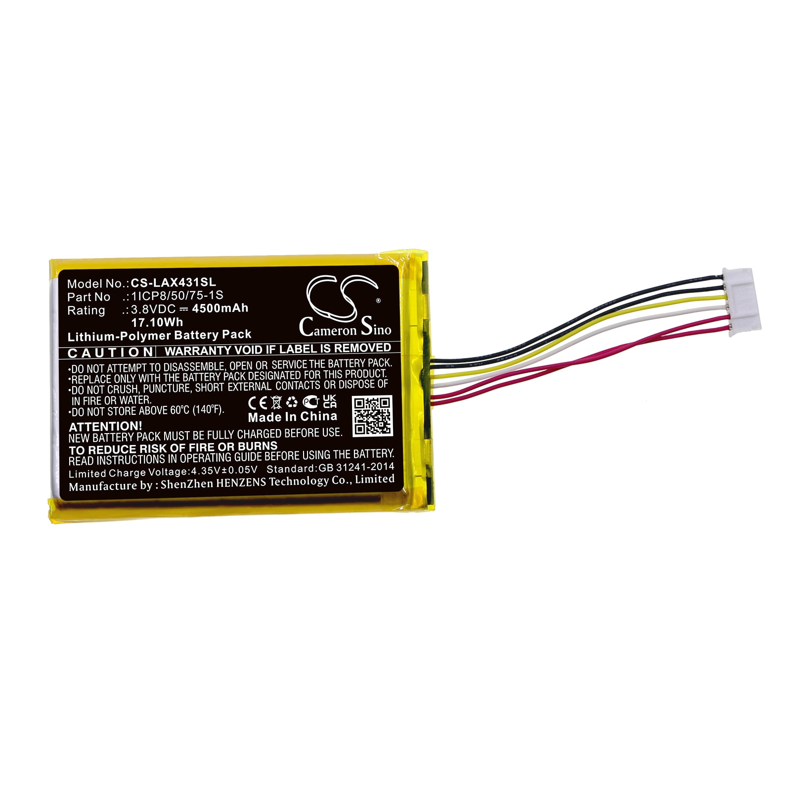 Batteri for diagnostisk skanner for Launch X431 Pro Mini V3.0