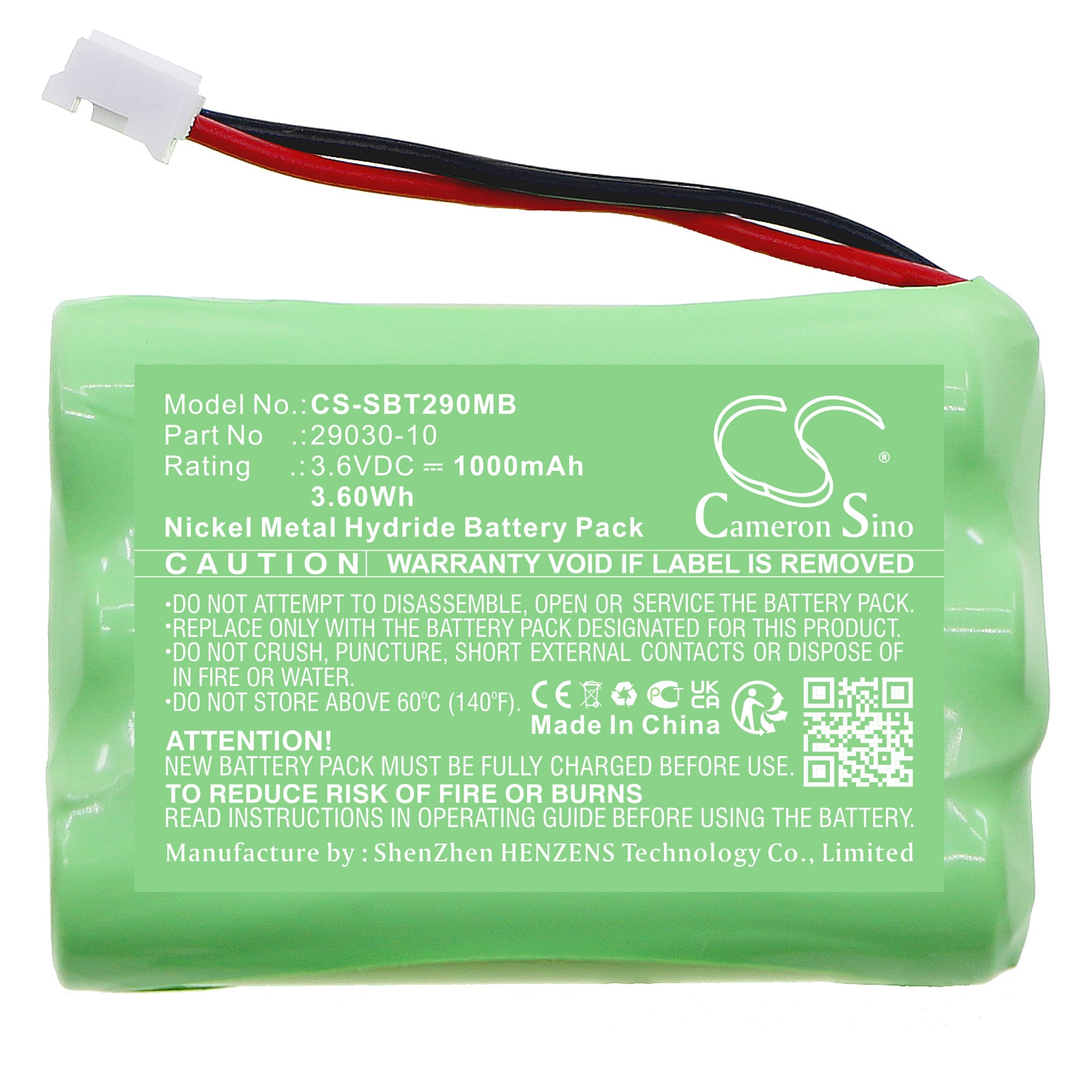 Batteri til BabyPhone for Summer Infant Baby Monitor, 29000, 29000A og andre.
