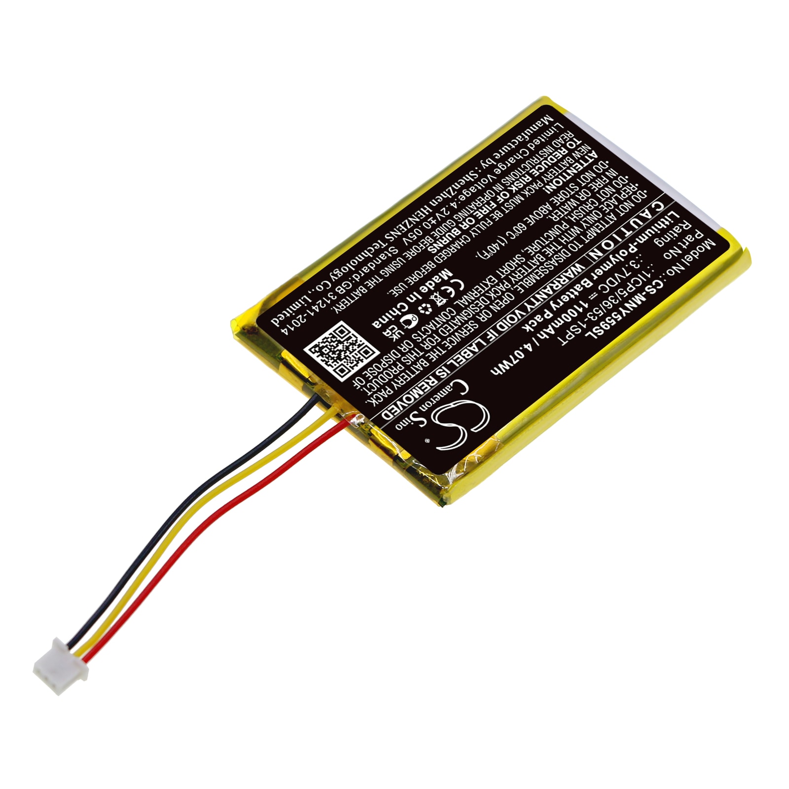 Batteri til BabyPhone for Moonybaby MB55931, MB55931-2T, Trust 30 og andre.