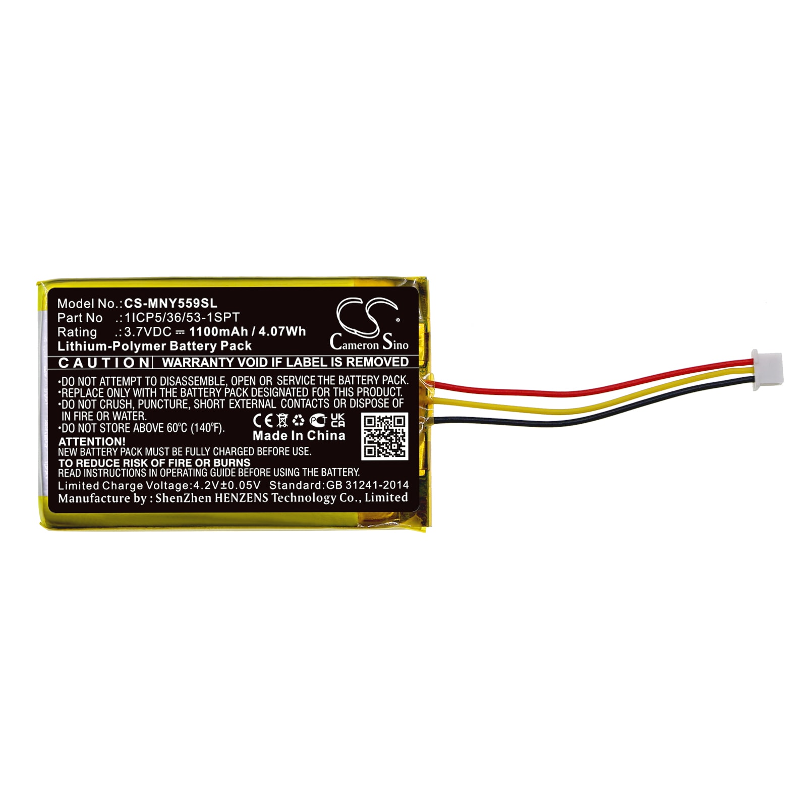 Batteri til BabyPhone for Moonybaby MB55931, MB55931-2T, Trust 30 og andre.
